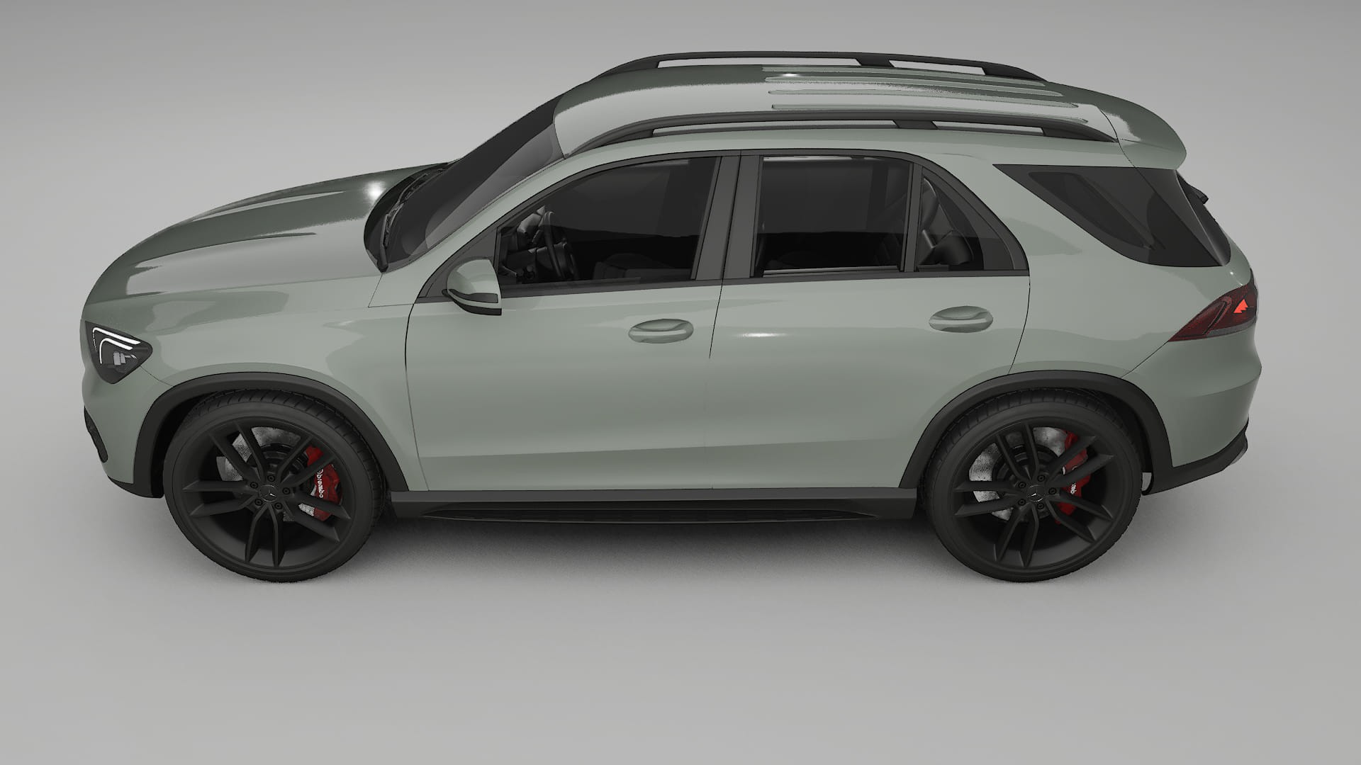 Mercedes GLE W167 TPU Lackskyddsfilm | SLATE Färgskiftande PPF – Komplett Förskuret Kit