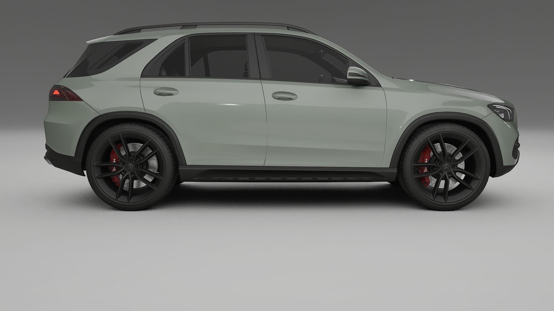 Mercedes GLE W167 TPU Lackskyddsfilm | SLATE Färgskiftande PPF – Komplett Förskuret Kit