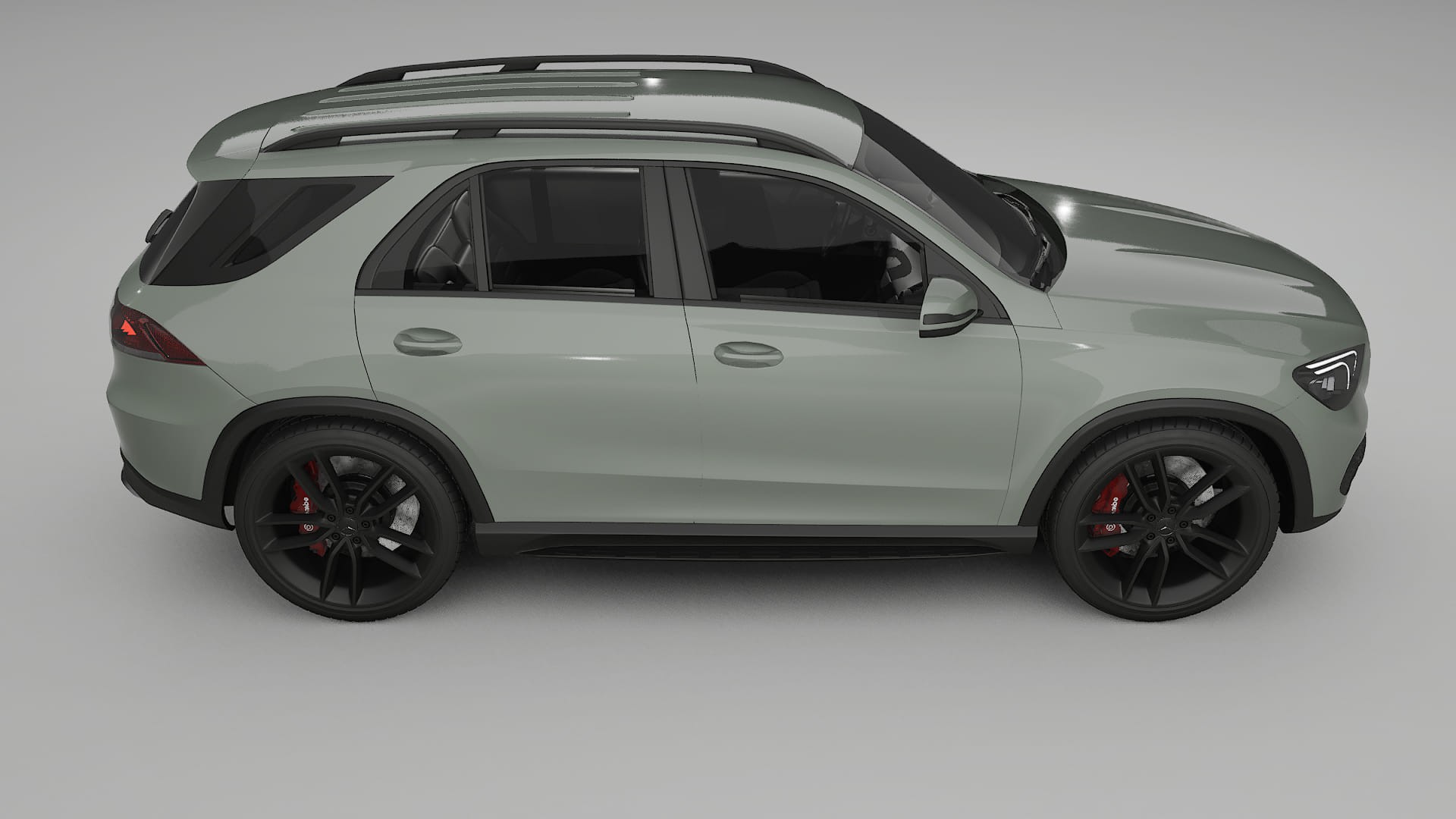 Mercedes GLE W167 TPU Lackskyddsfilm | SLATE Färgskiftande PPF – Komplett Förskuret Kit