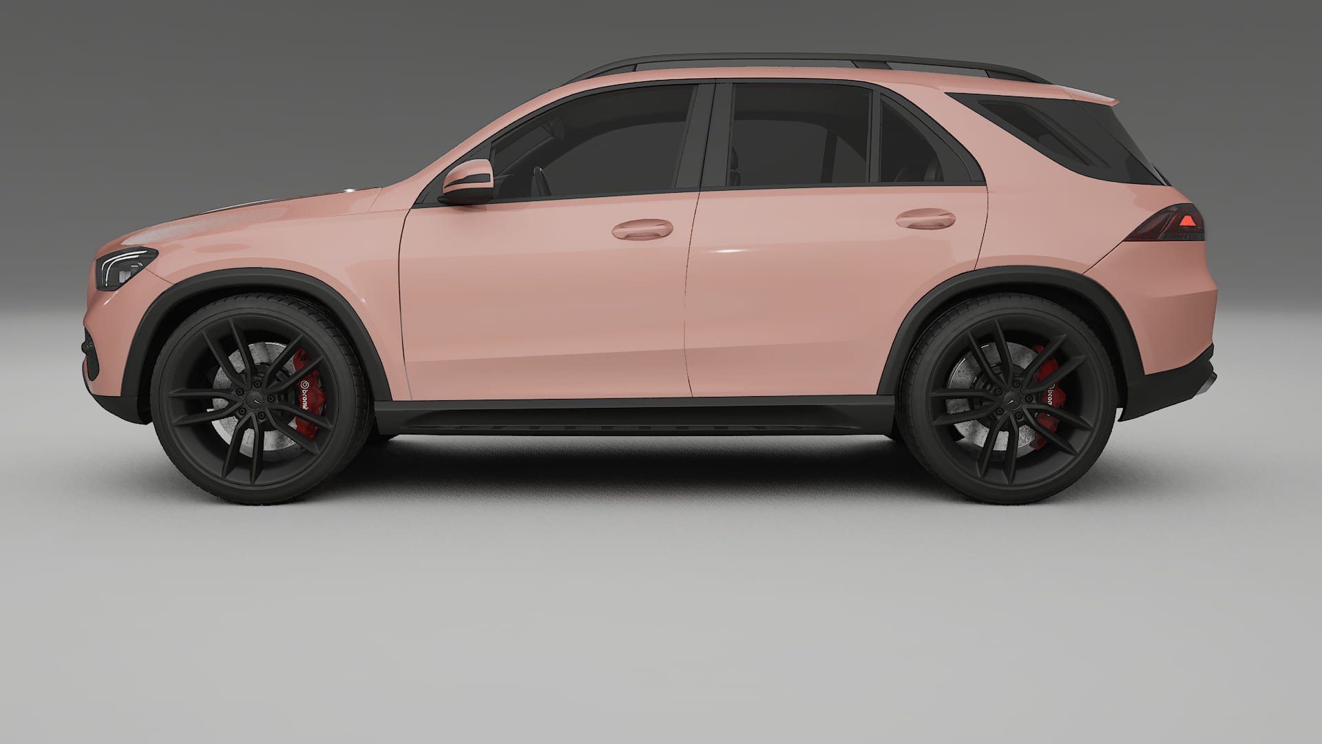 Mercedes GLE W167 TPU Lackskyddsfilm | BLUSH Färgskiftande PPF – Komplett Förskuret Kit