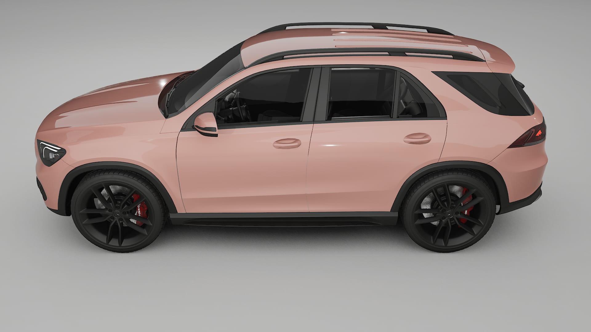 Mercedes GLE W167 TPU Lackskyddsfilm | BLUSH Färgskiftande PPF – Komplett Förskuret Kit