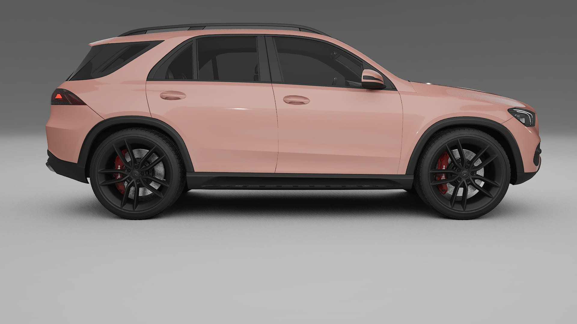 Mercedes GLE W167 TPU Lackskyddsfilm | BLUSH Färgskiftande PPF – Komplett Förskuret Kit