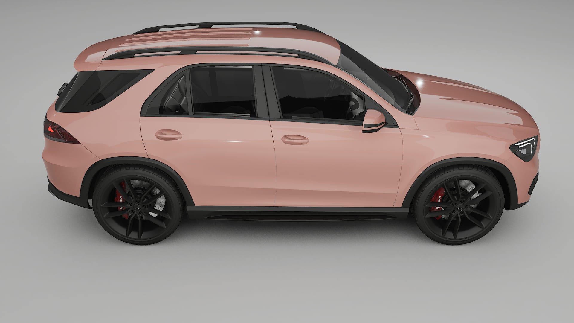 Mercedes GLE W167 TPU Lackskyddsfilm | BLUSH Färgskiftande PPF – Komplett Förskuret Kit