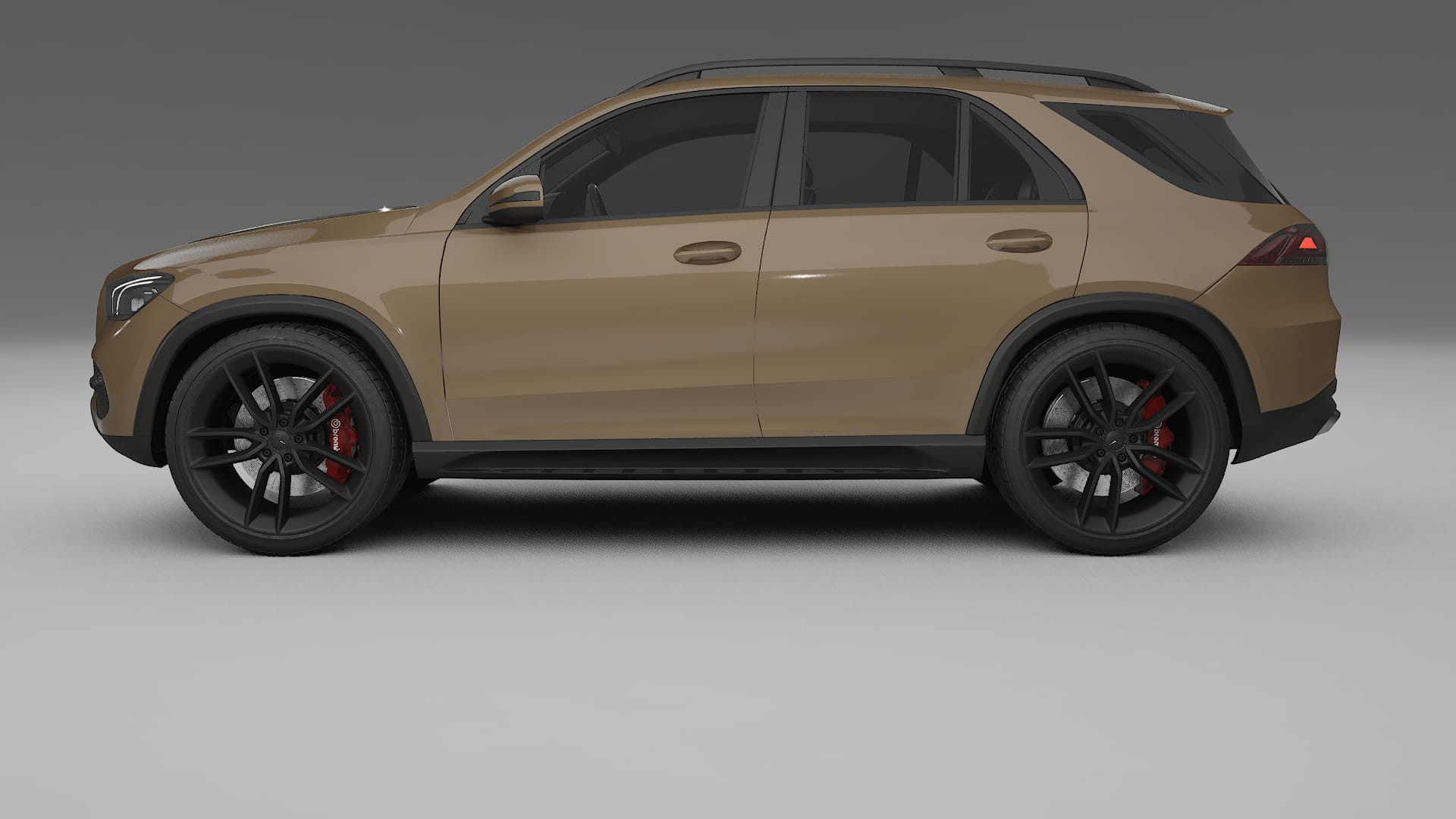 Mercedes GLE W167 TPU Lackskyddsfilm | SAHARA Färgskiftande PPF – Komplett Förskuret Kit