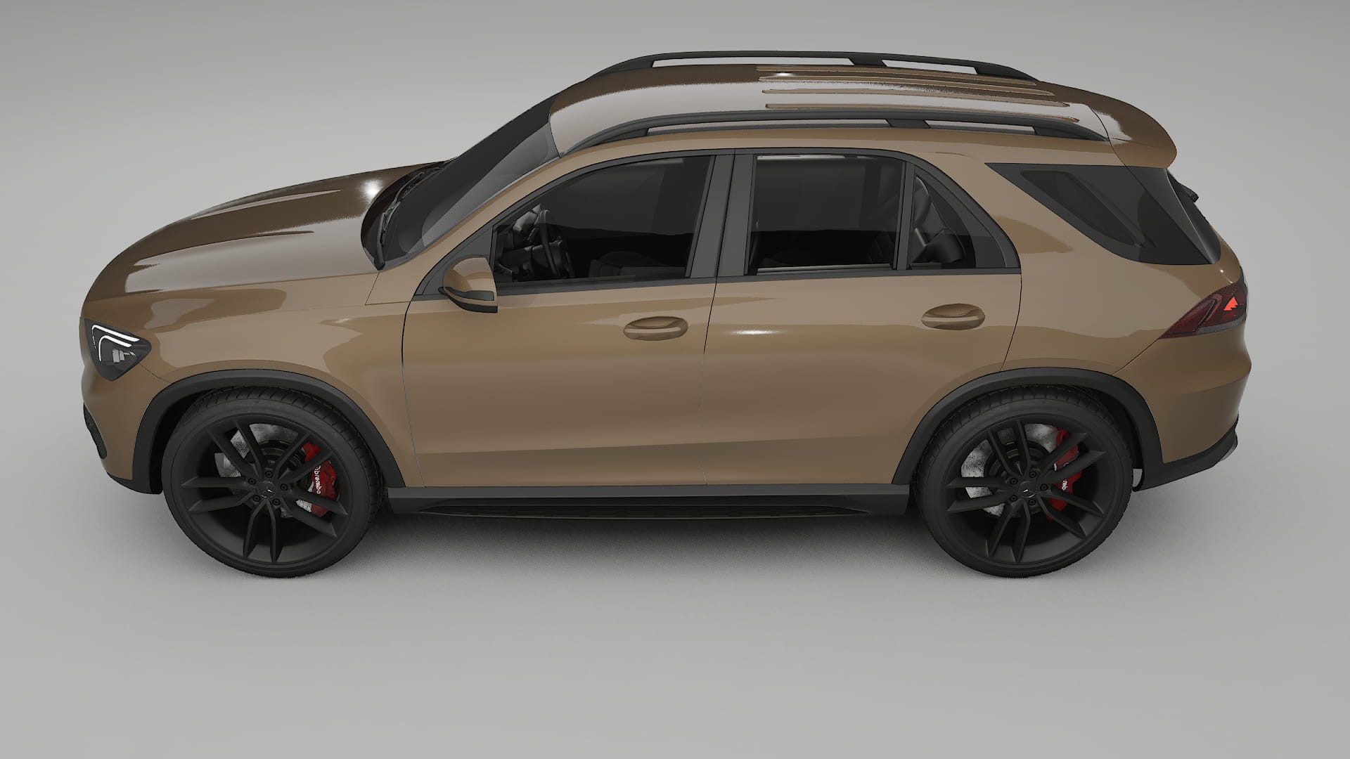 Mercedes GLE W167 TPU Lackskyddsfilm | SAHARA Färgskiftande PPF – Komplett Förskuret Kit