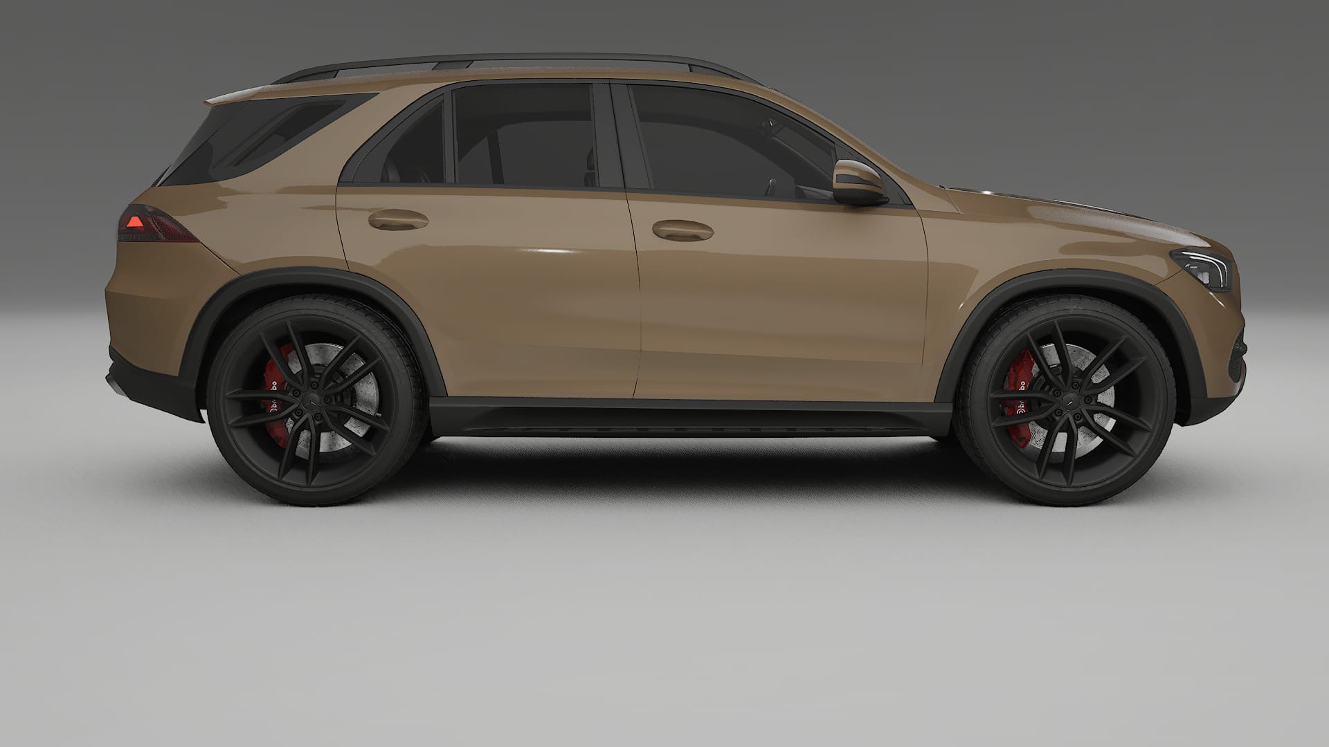 Mercedes GLE W167 TPU Lackskyddsfilm | SAHARA Färgskiftande PPF – Komplett Förskuret Kit