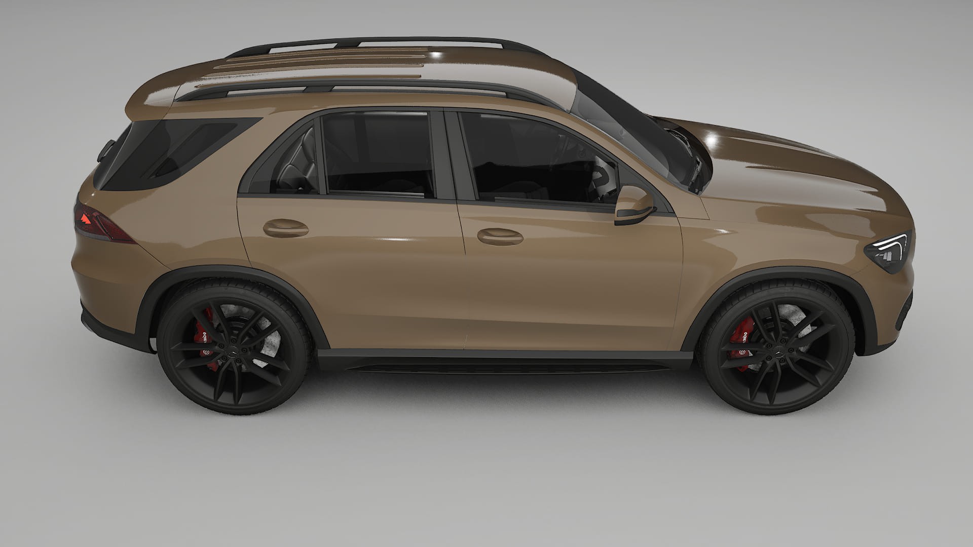 Mercedes GLE W167 TPU Lackskyddsfilm | SAHARA Färgskiftande PPF – Komplett Förskuret Kit