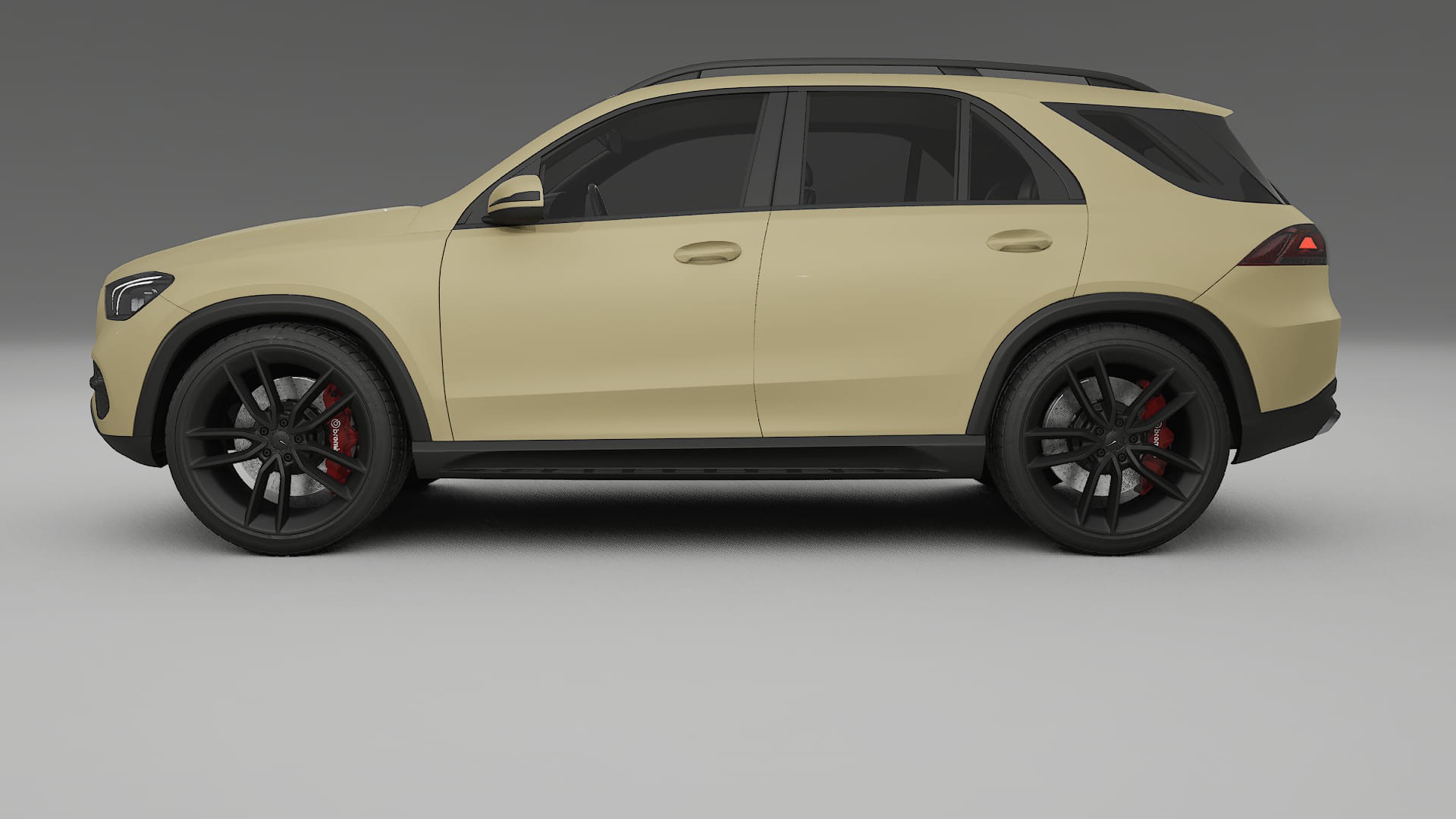 Mercedes GLE W167 TPU Lackskyddsfilm | SAND Färgskiftande PPF – Komplett Förskuret Kit