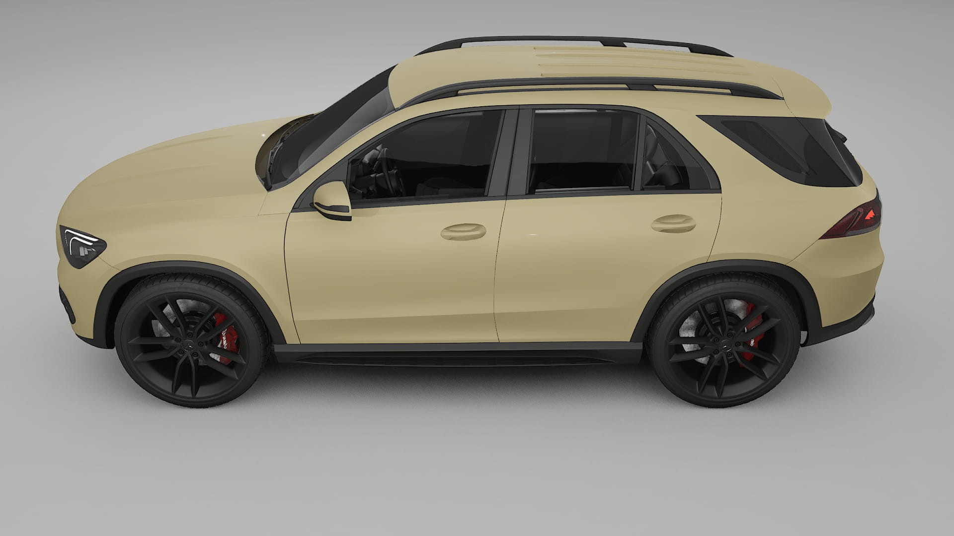 Mercedes GLE W167 TPU Lackskyddsfilm | SAND Färgskiftande PPF – Komplett Förskuret Kit