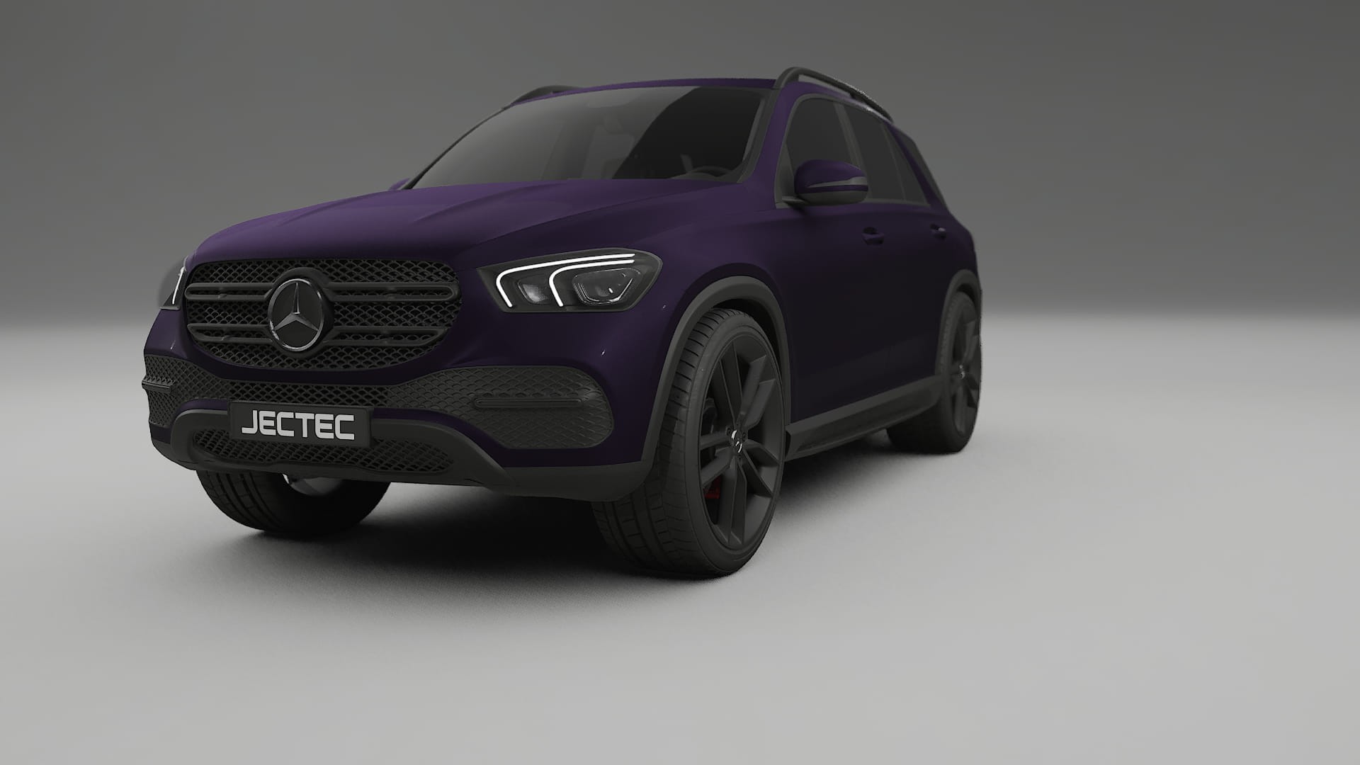 Mercedes GLE W167 TPU Lackskyddsfilm | VIOLET Färgskiftande PPF – Komplett Förskuret Kit