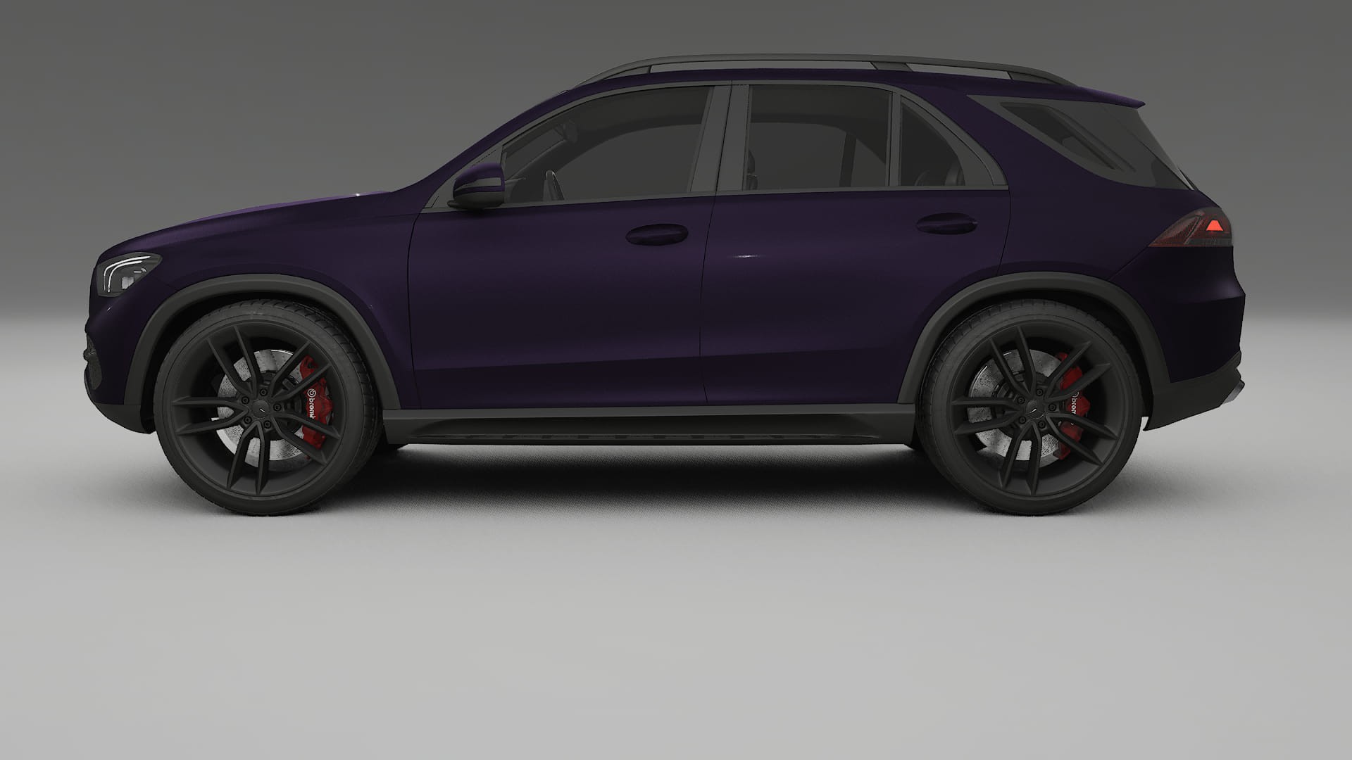 Mercedes GLE W167 TPU Lackskyddsfilm | VIOLET Färgskiftande PPF – Komplett Förskuret Kit