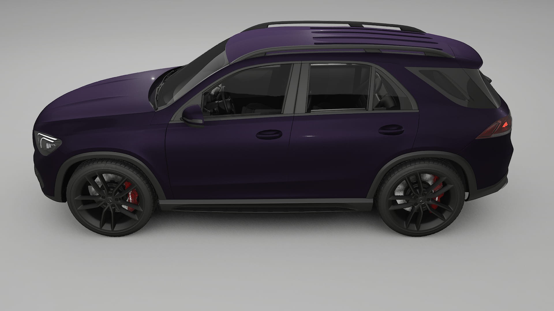 Mercedes GLE W167 TPU Lackskyddsfilm | VIOLET Färgskiftande PPF – Komplett Förskuret Kit