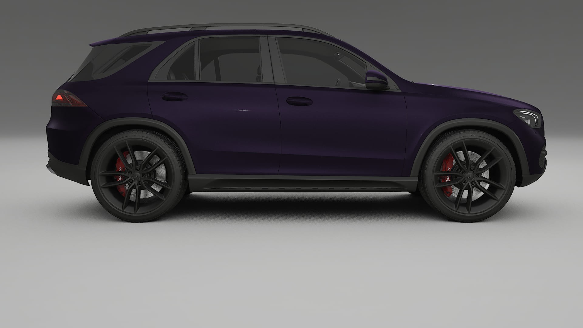 Mercedes GLE W167 TPU Lackskyddsfilm | VIOLET Färgskiftande PPF – Komplett Förskuret Kit