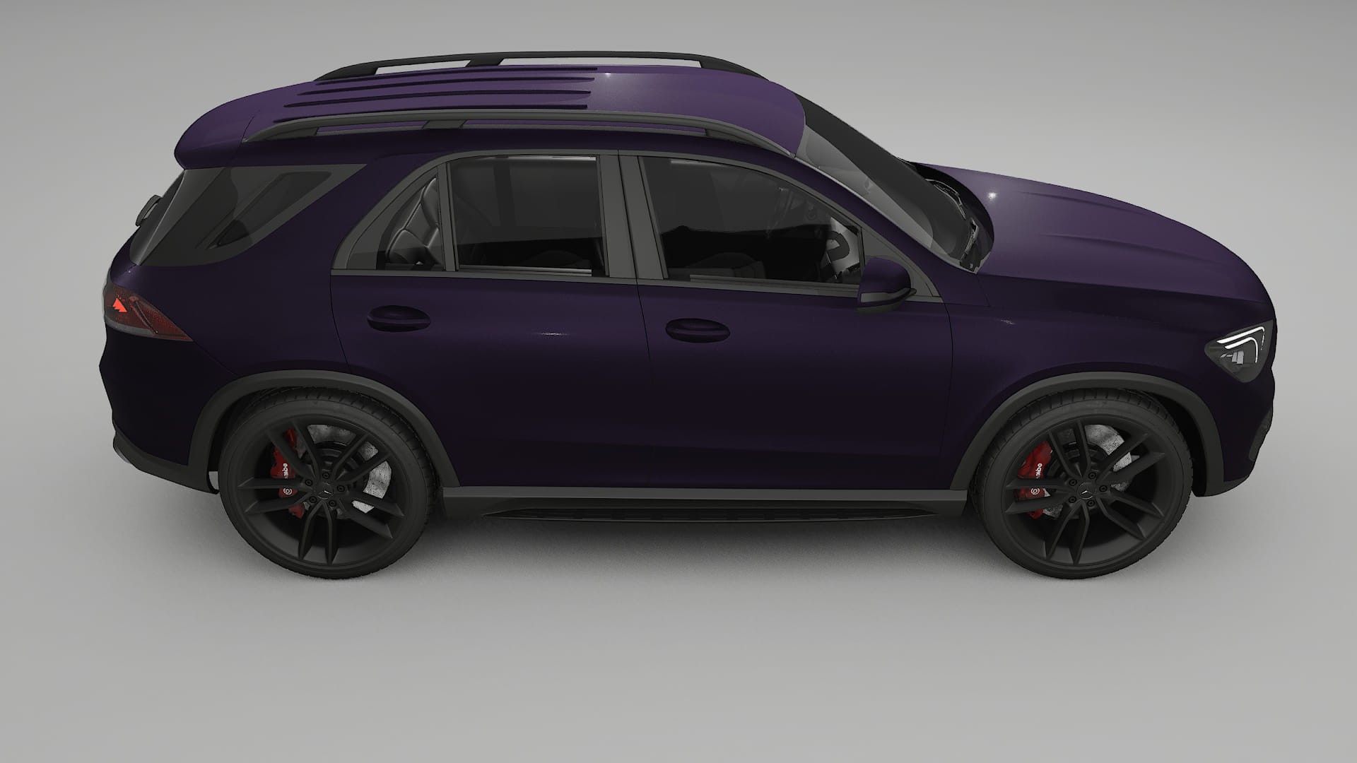 Mercedes GLE W167 TPU Lackskyddsfilm | VIOLET Färgskiftande PPF – Komplett Förskuret Kit
