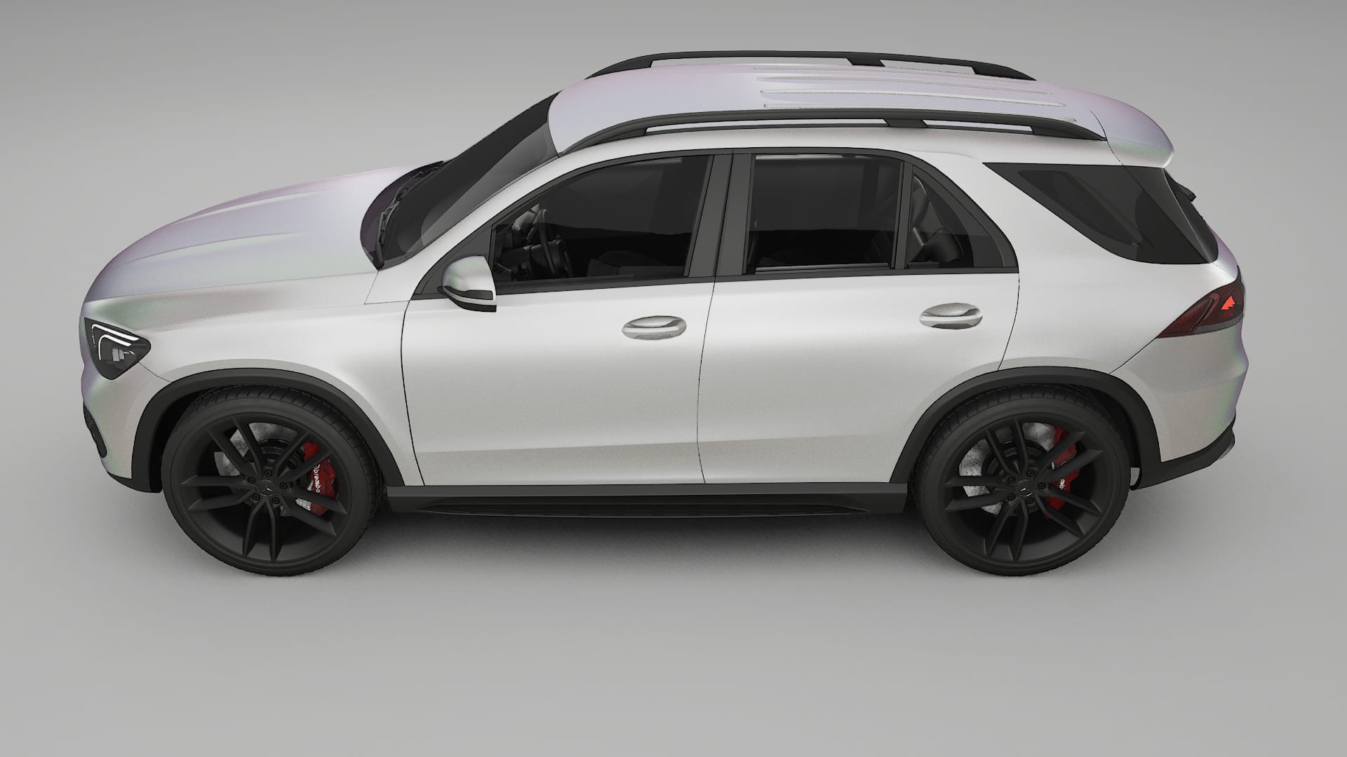 Mercedes GLE W167 TPU Lackskyddsfilm | NEBULA Färgskiftande PPF – Komplett Förskuret Kit