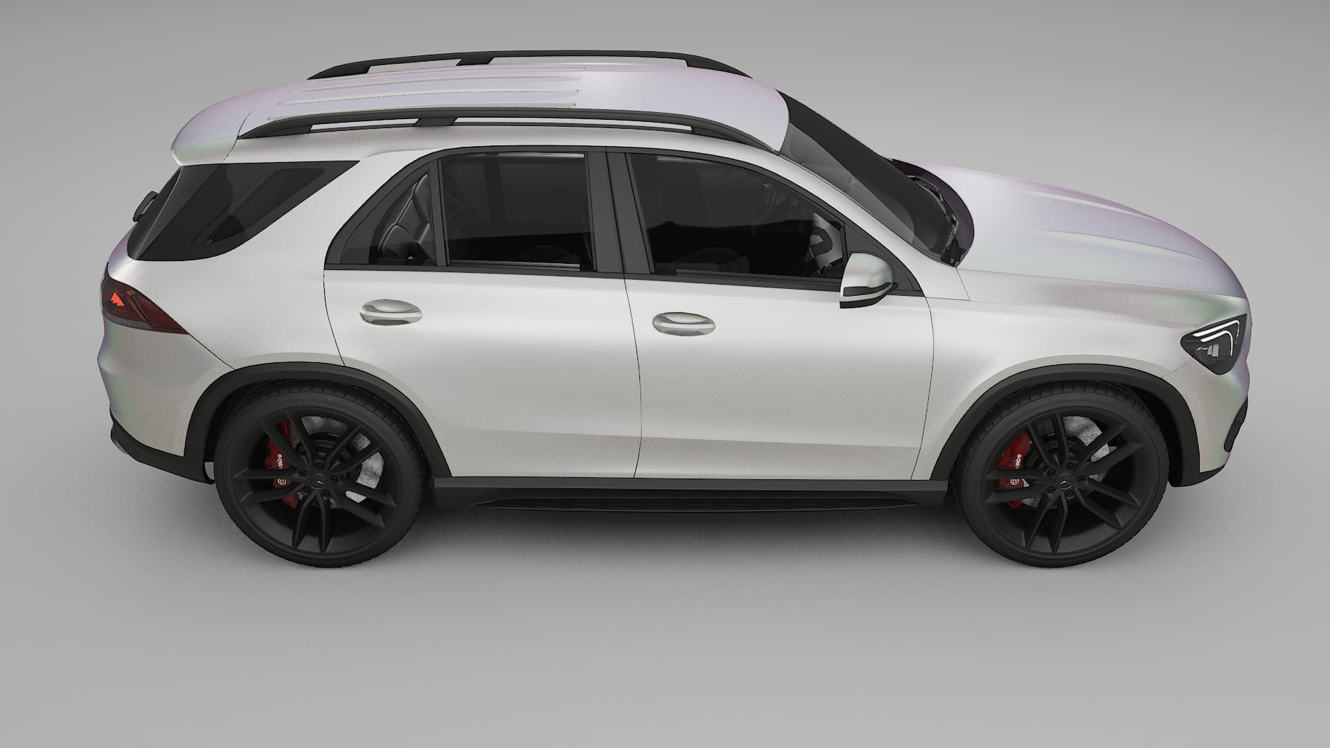 Mercedes GLE W167 TPU Lackskyddsfilm | NEBULA Färgskiftande PPF – Komplett Förskuret Kit