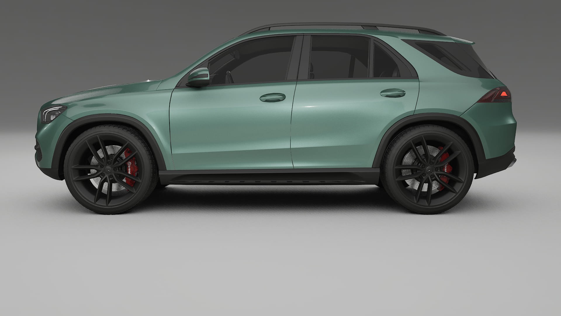 Mercedes GLE W167 TPU Lackskyddsfilm | EVERGREEN Färgskiftande PPF – Komplett Förskuret Kit