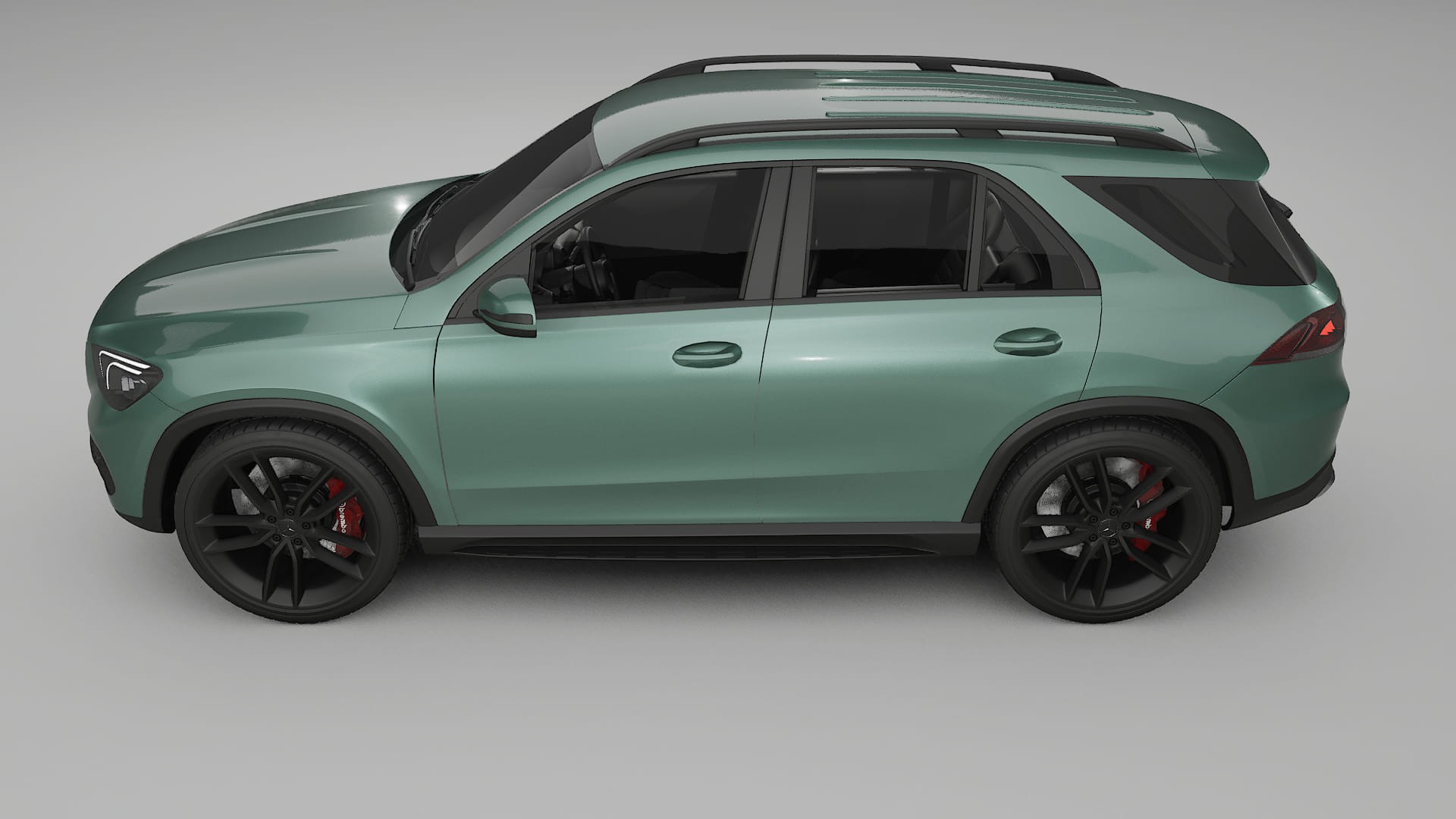 Mercedes GLE W167 TPU Lackskyddsfilm | EVERGREEN Färgskiftande PPF – Komplett Förskuret Kit