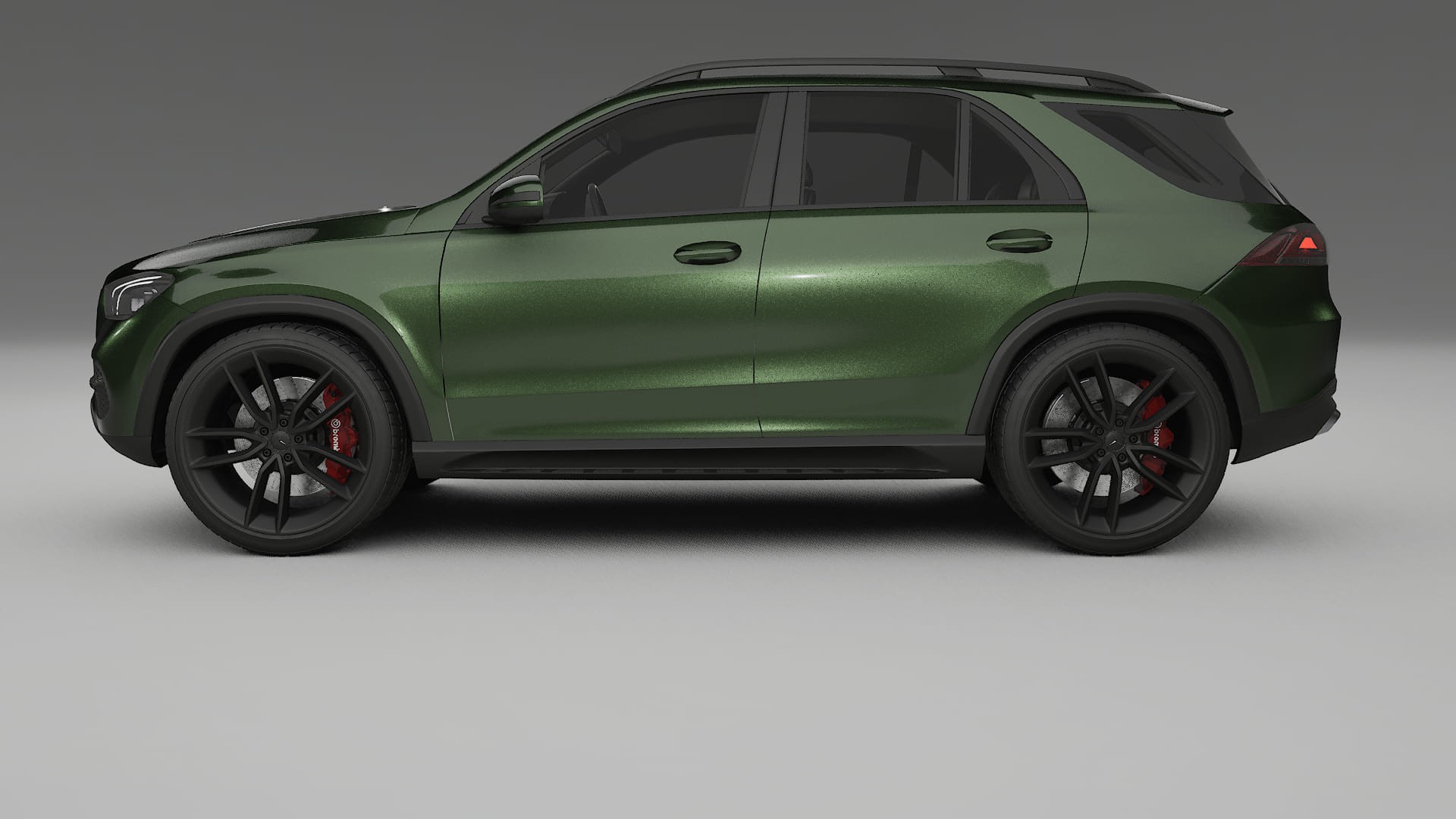 Mercedes GLE W167 TPU Lackskyddsfilm | LAGOON Färgskiftande PPF – Komplett Förskuret Kit