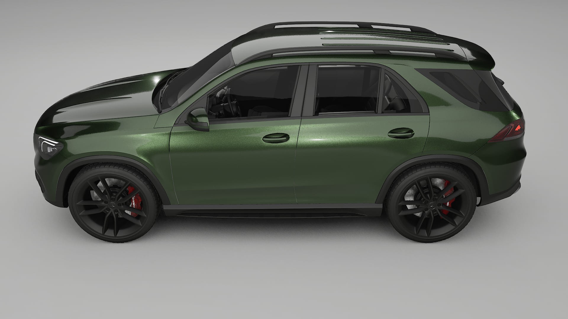 Mercedes GLE W167 TPU Lackskyddsfilm | LAGOON Färgskiftande PPF – Komplett Förskuret Kit