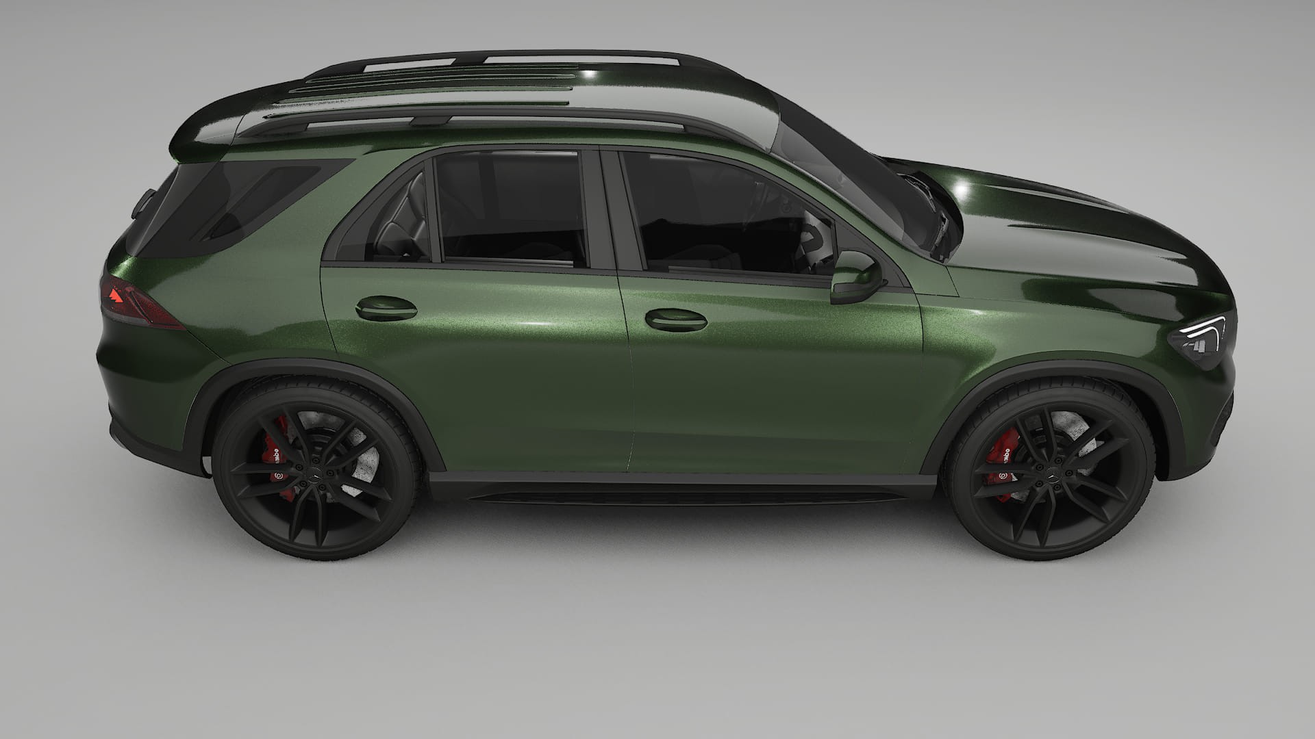 Mercedes GLE W167 TPU Lackskyddsfilm | LAGOON Färgskiftande PPF – Komplett Förskuret Kit