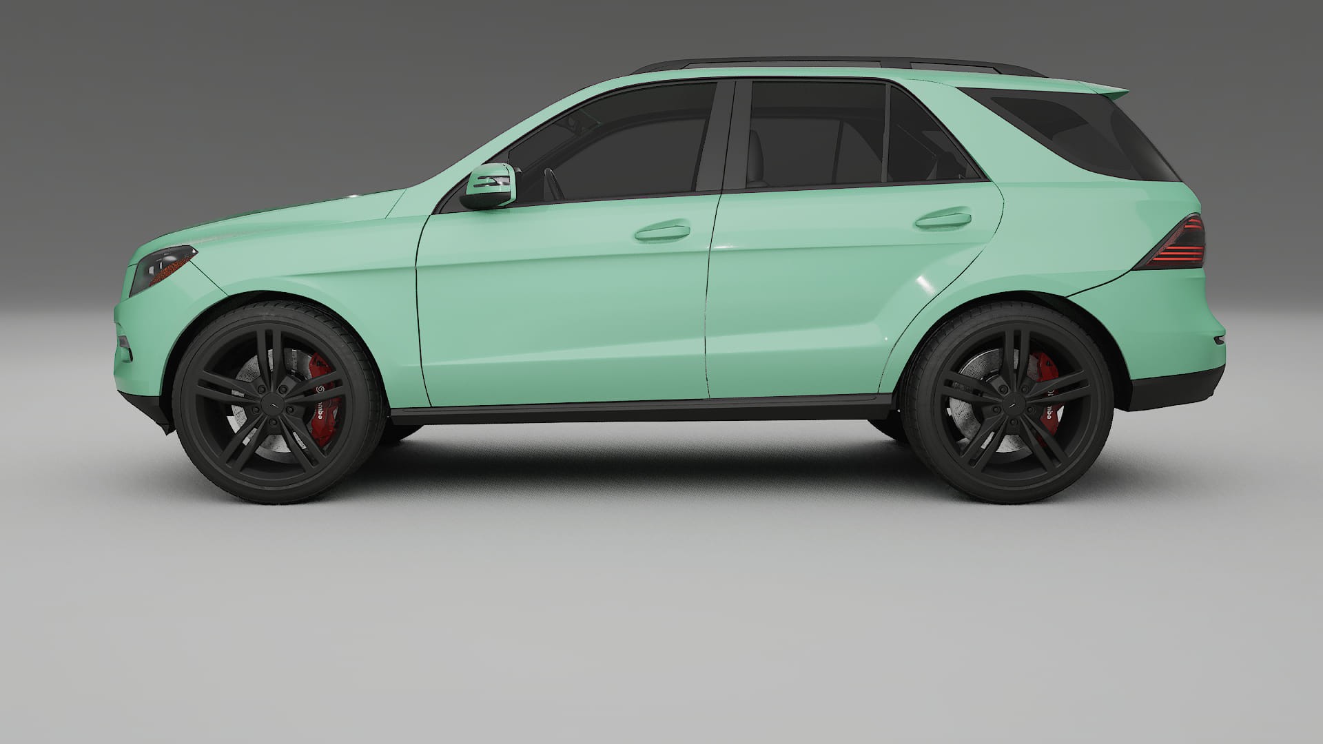 Mercedes M class W166 TPU Lackskyddsfilm | DUSTY Färgskiftande PPF – Komplett Förskuret Kit