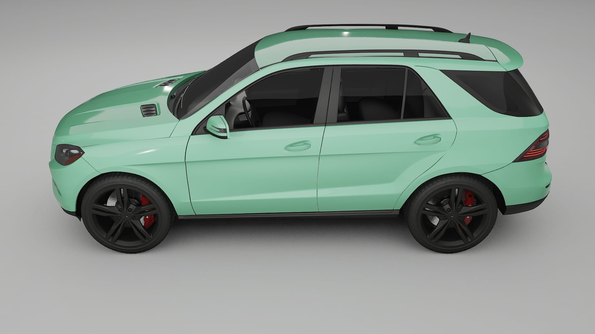 Mercedes M class W166 TPU Lackskyddsfilm | DUSTY Färgskiftande PPF – Komplett Förskuret Kit