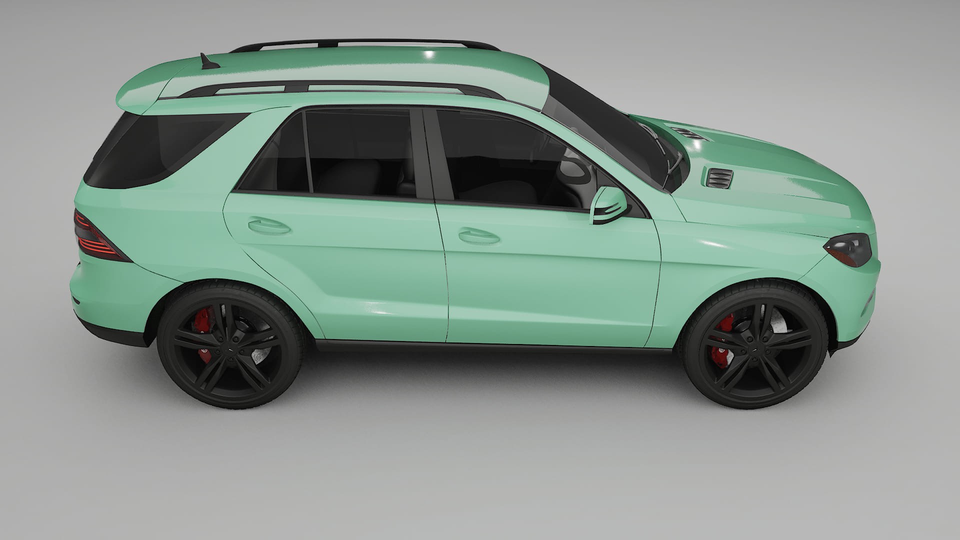 Mercedes M class W166 TPU Lackskyddsfilm | DUSTY Färgskiftande PPF – Komplett Förskuret Kit