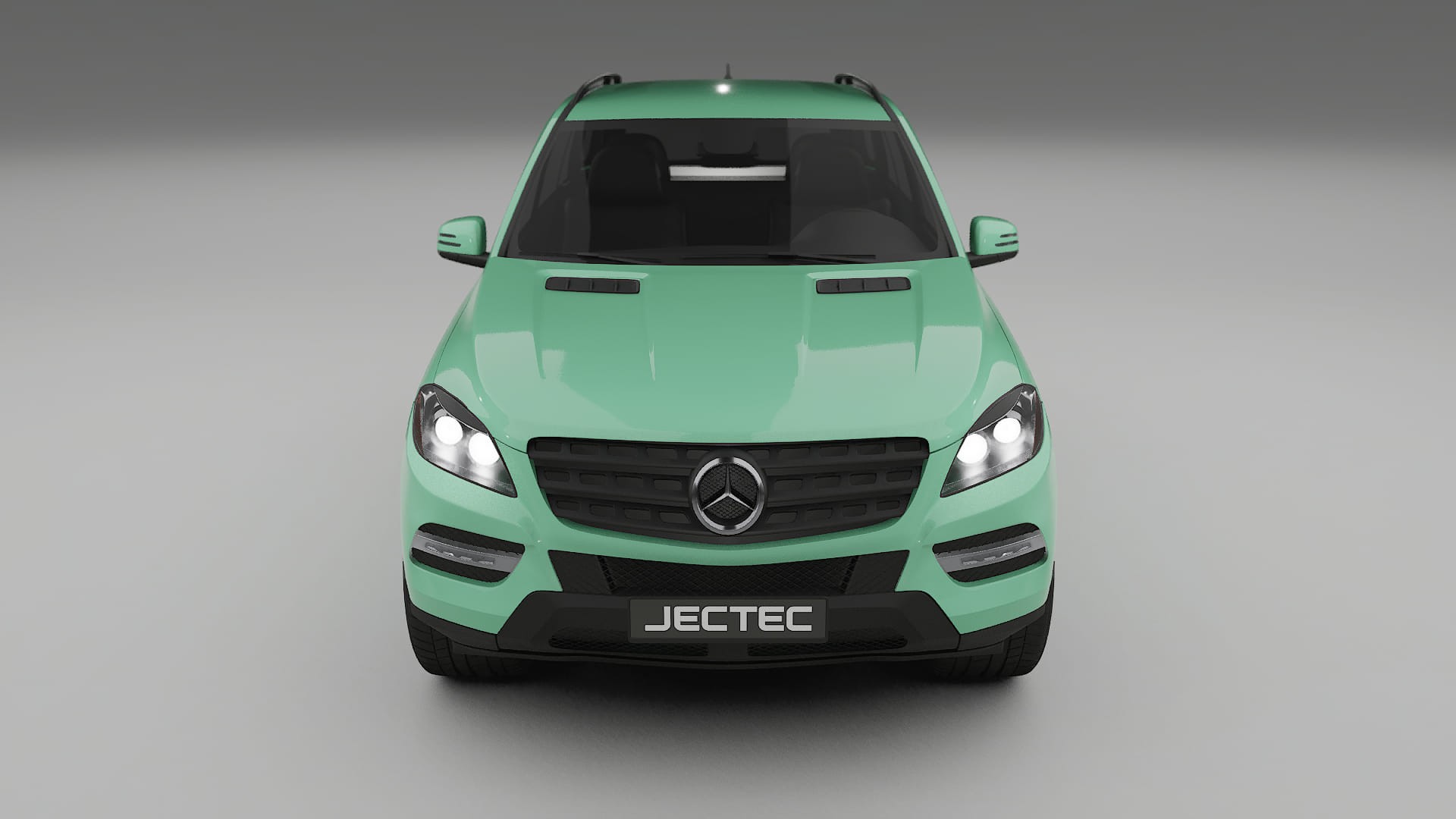 Mercedes M class W166 TPU Lackskyddsfilm | DUSTY Färgskiftande PPF – Komplett Förskuret Kit