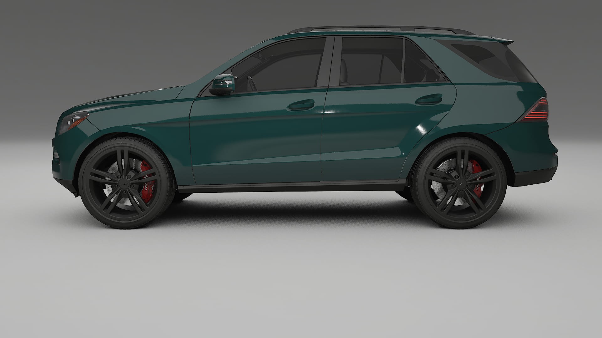 Mercedes M class W166 TPU Lackskyddsfilm | INFERNO Färgskiftande PPF – Komplett Förskuret Kit