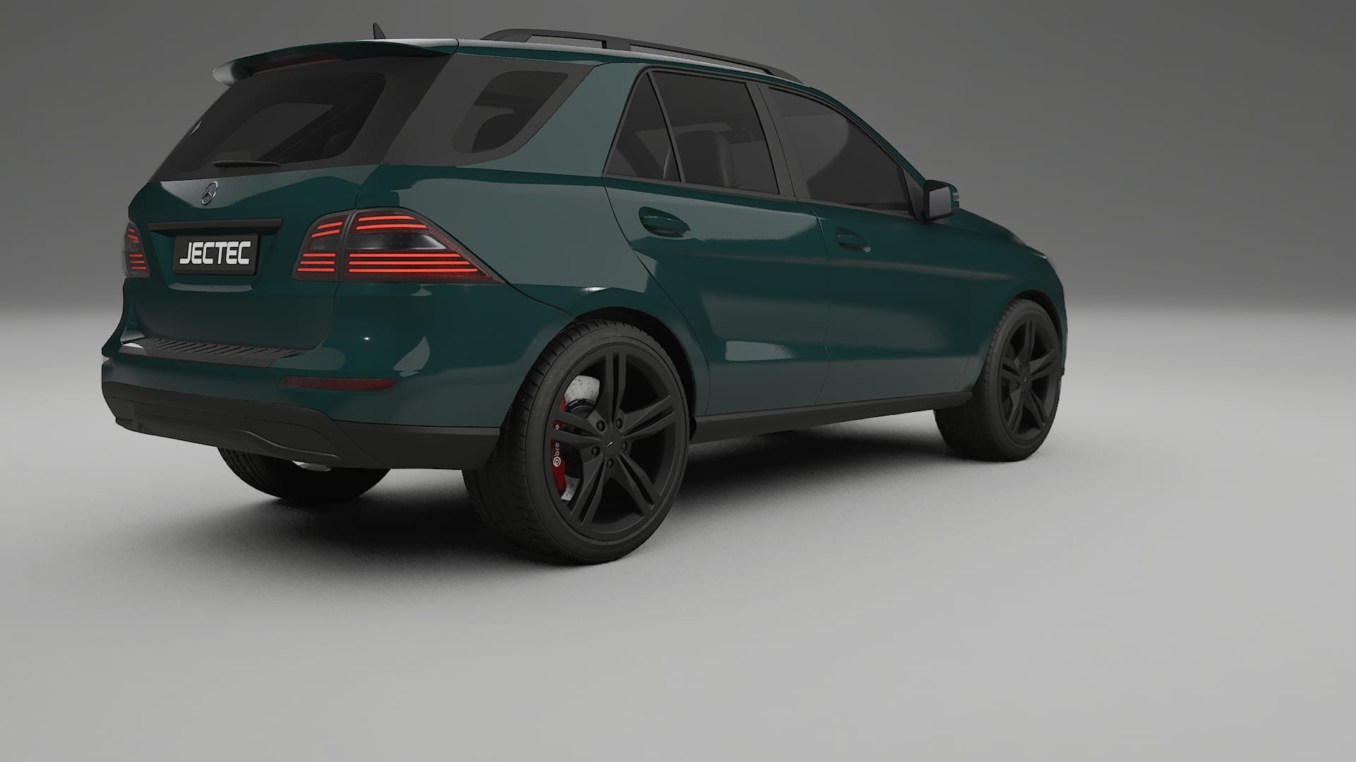 Mercedes M class W166 TPU Lackskyddsfilm | INFERNO Färgskiftande PPF – Komplett Förskuret Kit