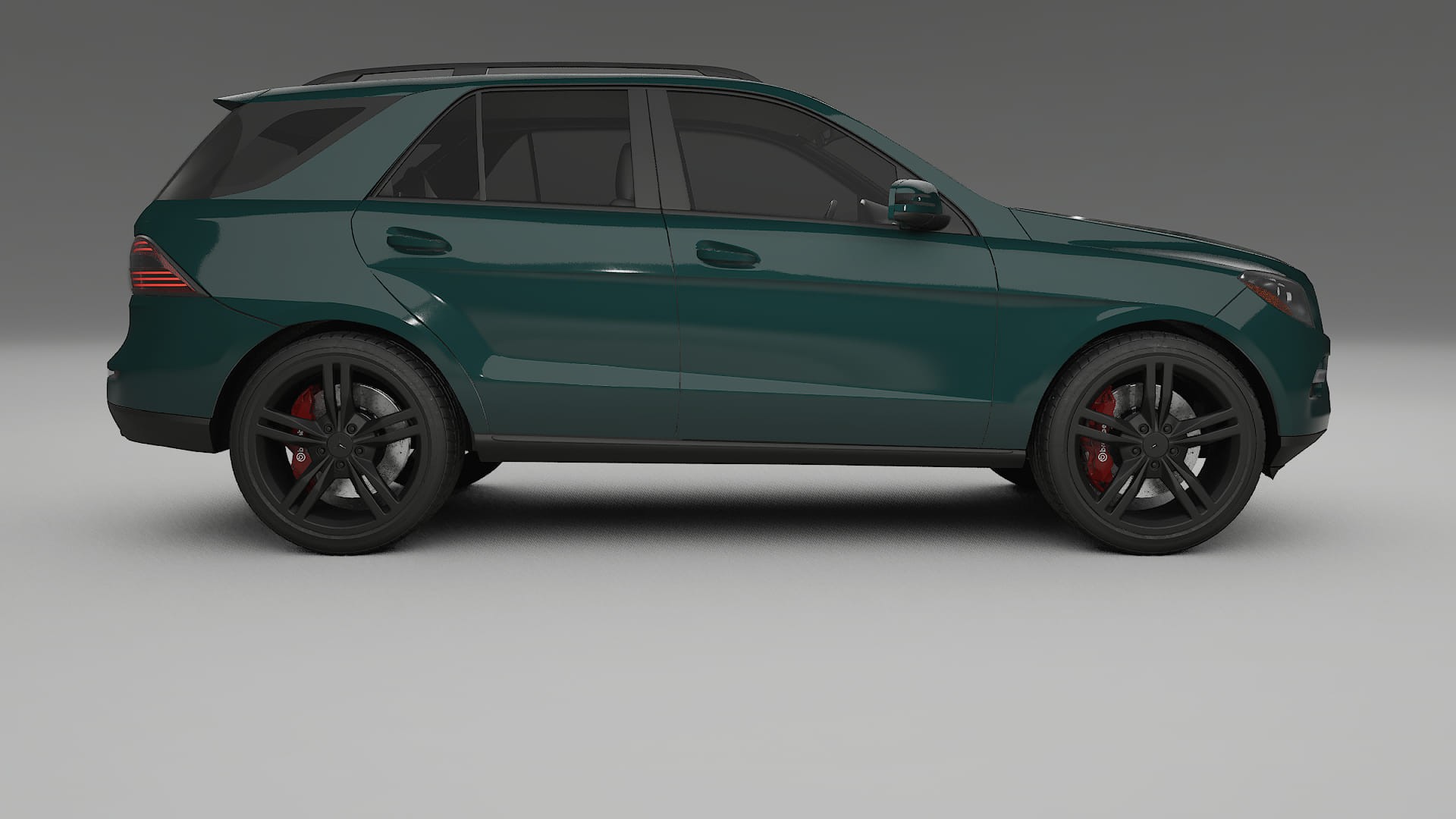 Mercedes M class W166 TPU Lackskyddsfilm | INFERNO Färgskiftande PPF – Komplett Förskuret Kit