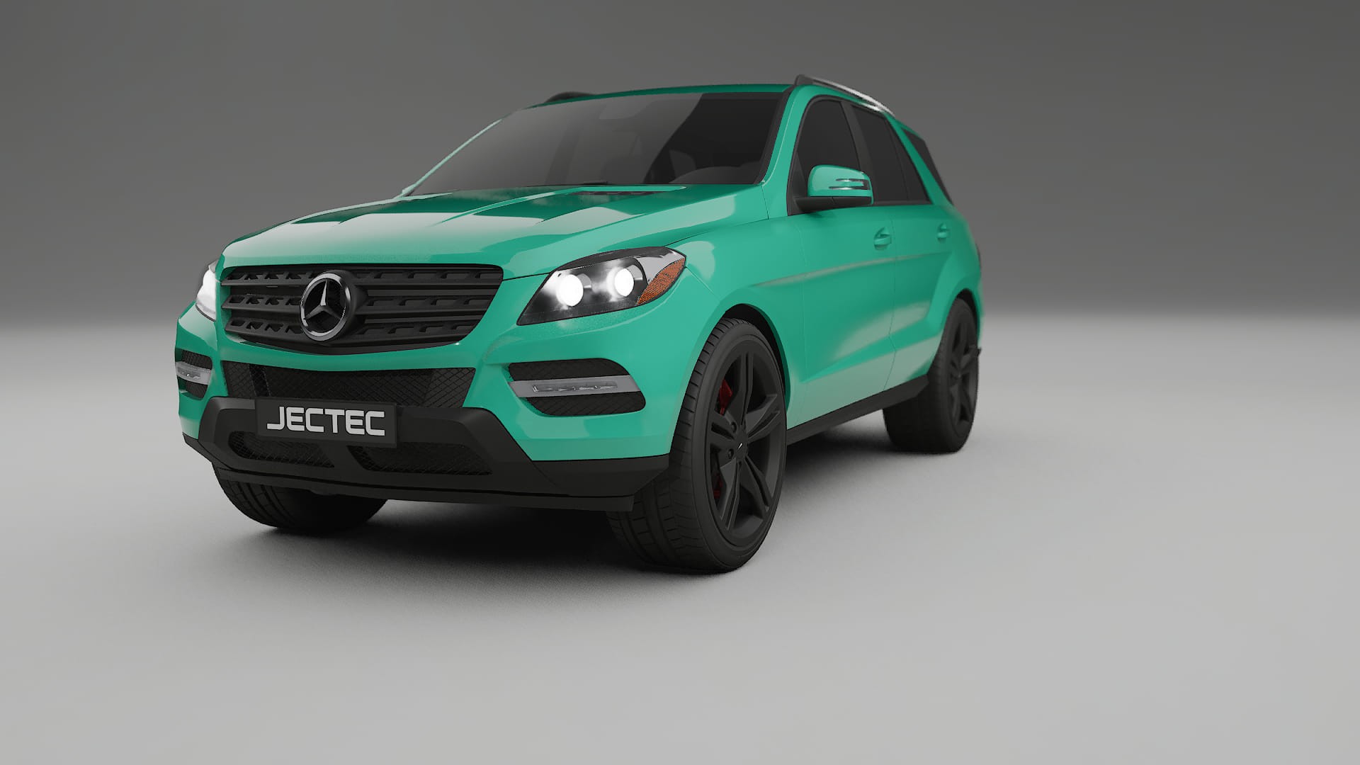 Mercedes M class W166 TPU Lackskyddsfilm | JEWEL Färgskiftande PPF – Komplett Förskuret Kit