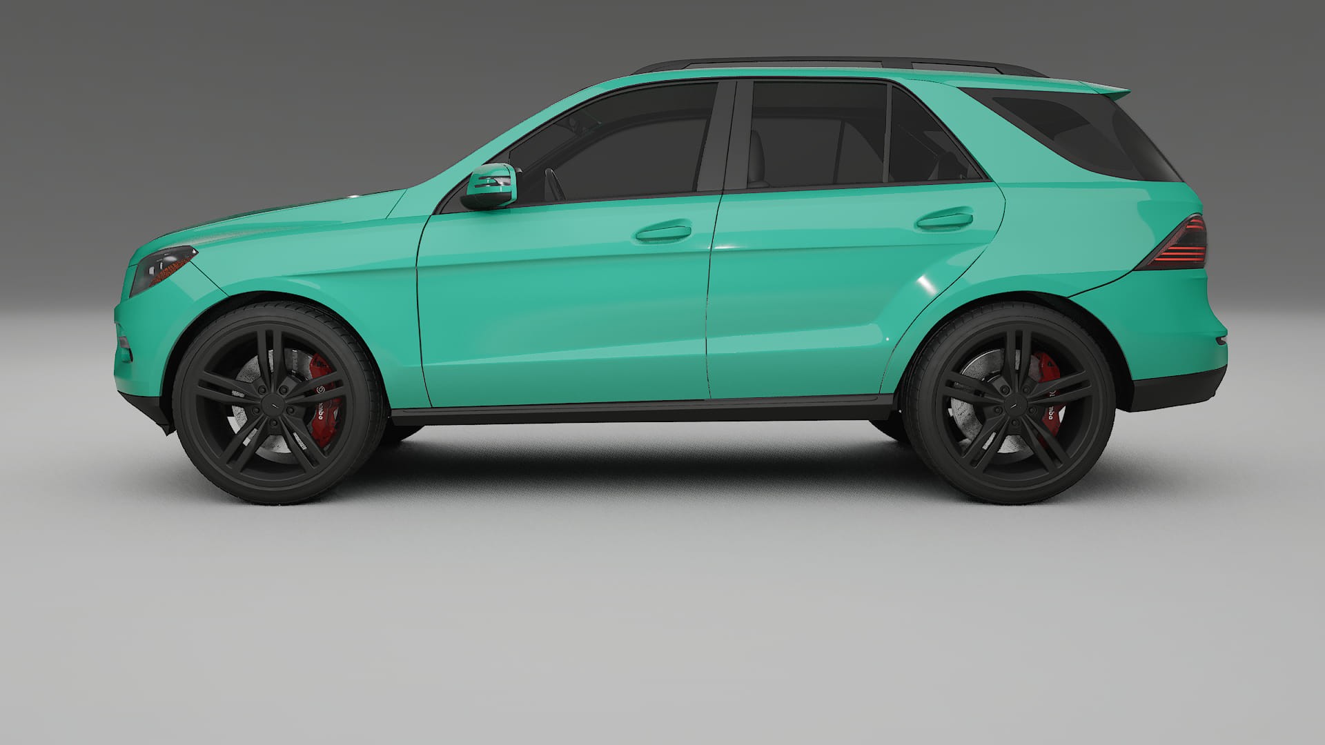 Mercedes M class W166 TPU Lackskyddsfilm | JEWEL Färgskiftande PPF – Komplett Förskuret Kit