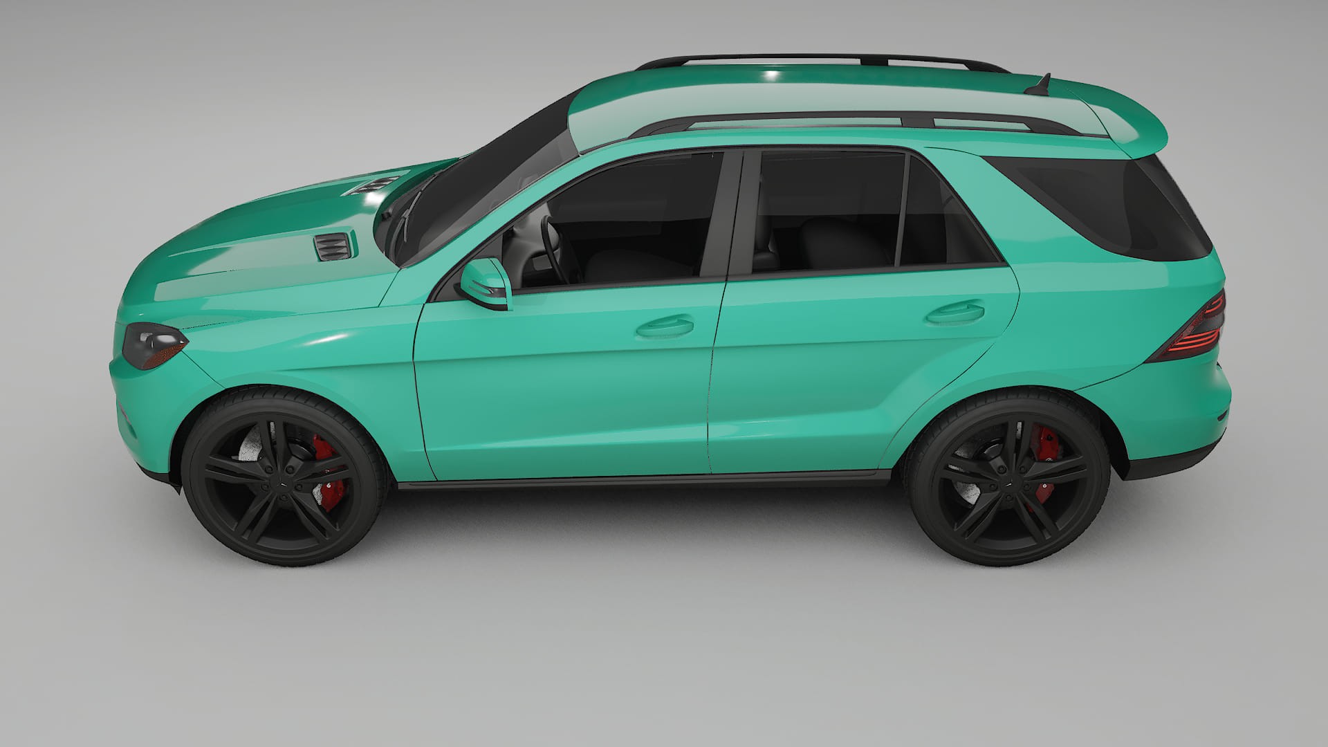 Mercedes M class W166 TPU Lackskyddsfilm | JEWEL Färgskiftande PPF – Komplett Förskuret Kit