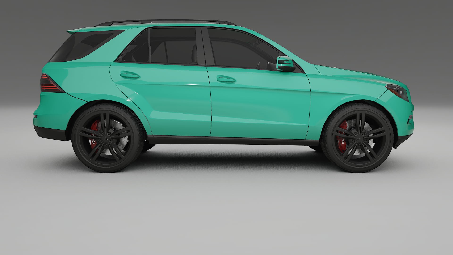 Mercedes M class W166 TPU Lackskyddsfilm | JEWEL Färgskiftande PPF – Komplett Förskuret Kit