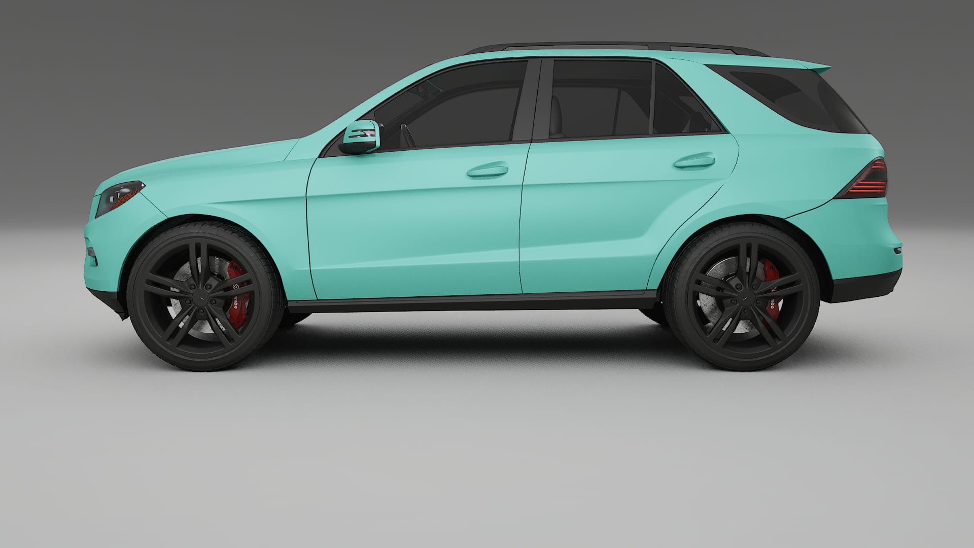 Mercedes M class W166 TPU Lackskyddsfilm | FROST Färgskiftande PPF – Komplett Förskuret Kit