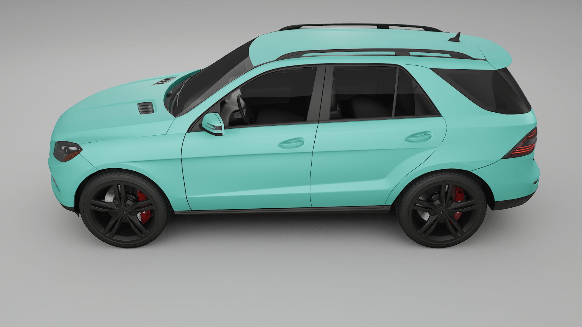 Mercedes M class W166 TPU Lackskyddsfilm | FROST Färgskiftande PPF – Komplett Förskuret Kit