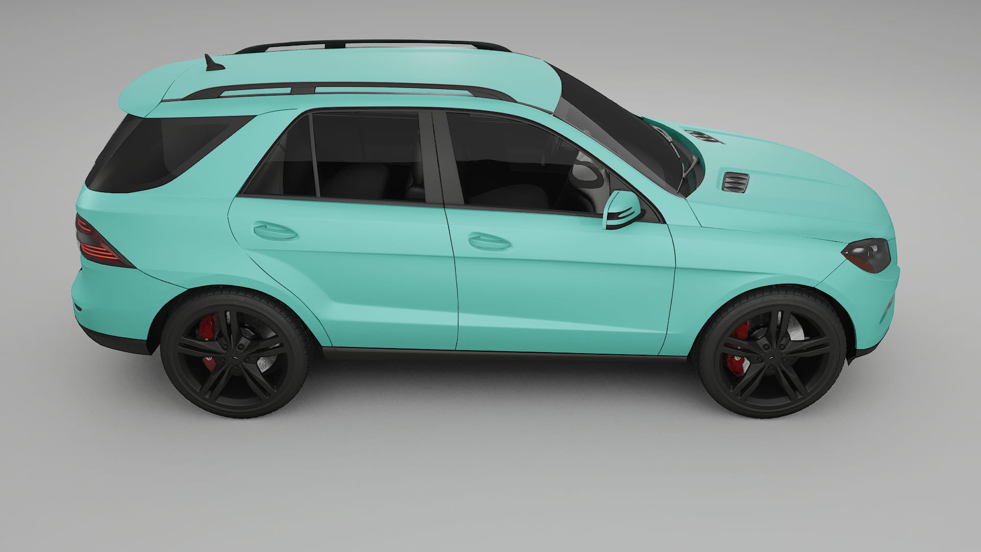 Mercedes M class W166 TPU Lackskyddsfilm | FROST Färgskiftande PPF – Komplett Förskuret Kit