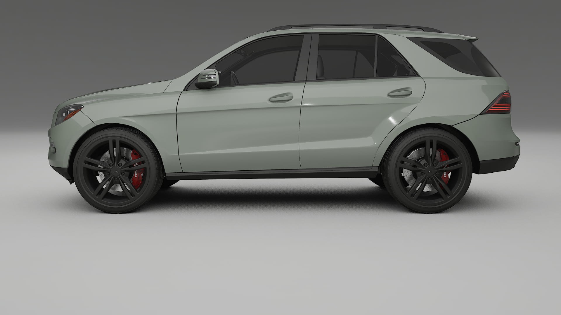 Mercedes M class W166 TPU Lackskyddsfilm | SLATE Färgskiftande PPF – Komplett Förskuret Kit