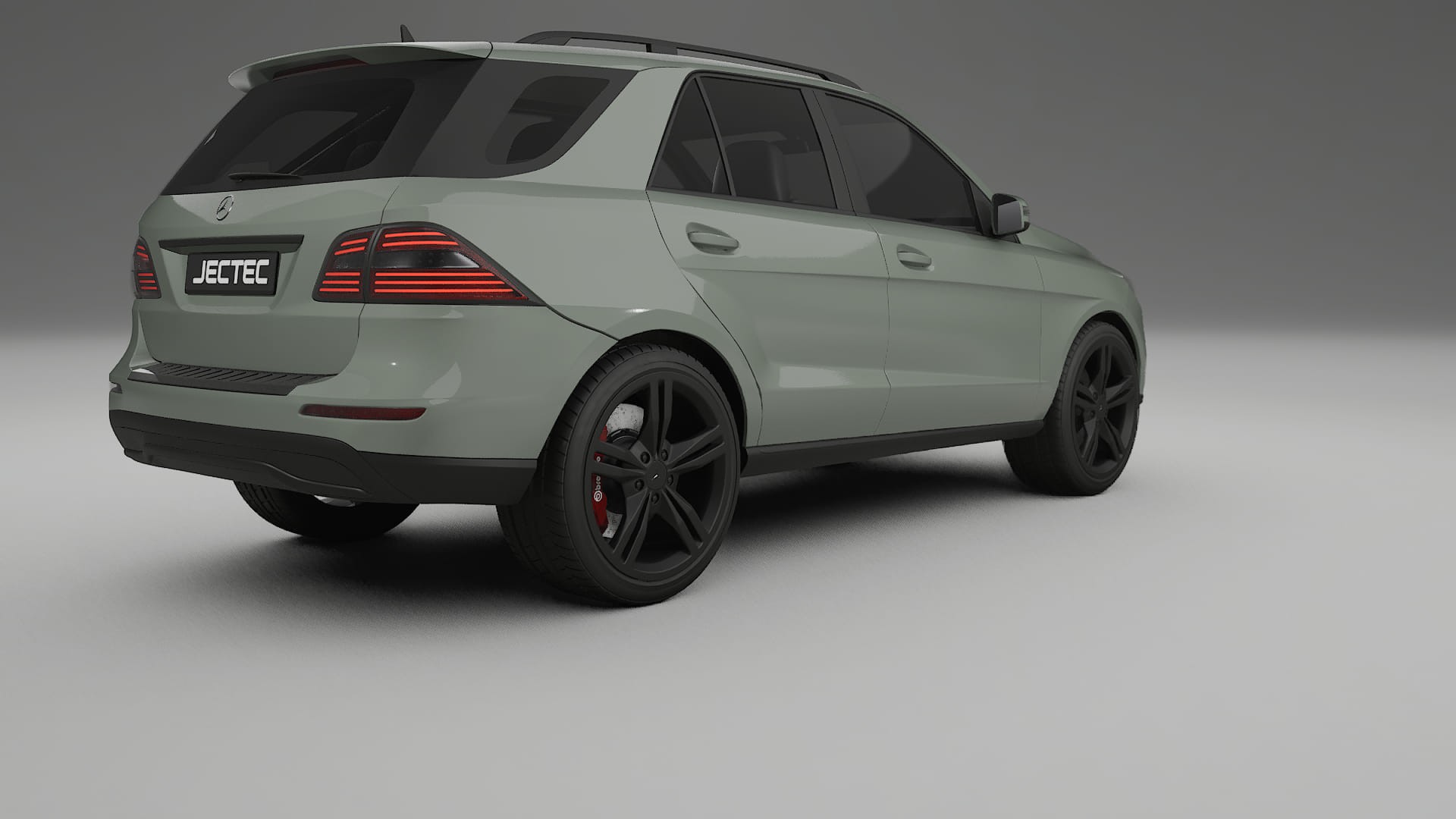 Mercedes M class W166 TPU Lackskyddsfilm | SLATE Färgskiftande PPF – Komplett Förskuret Kit