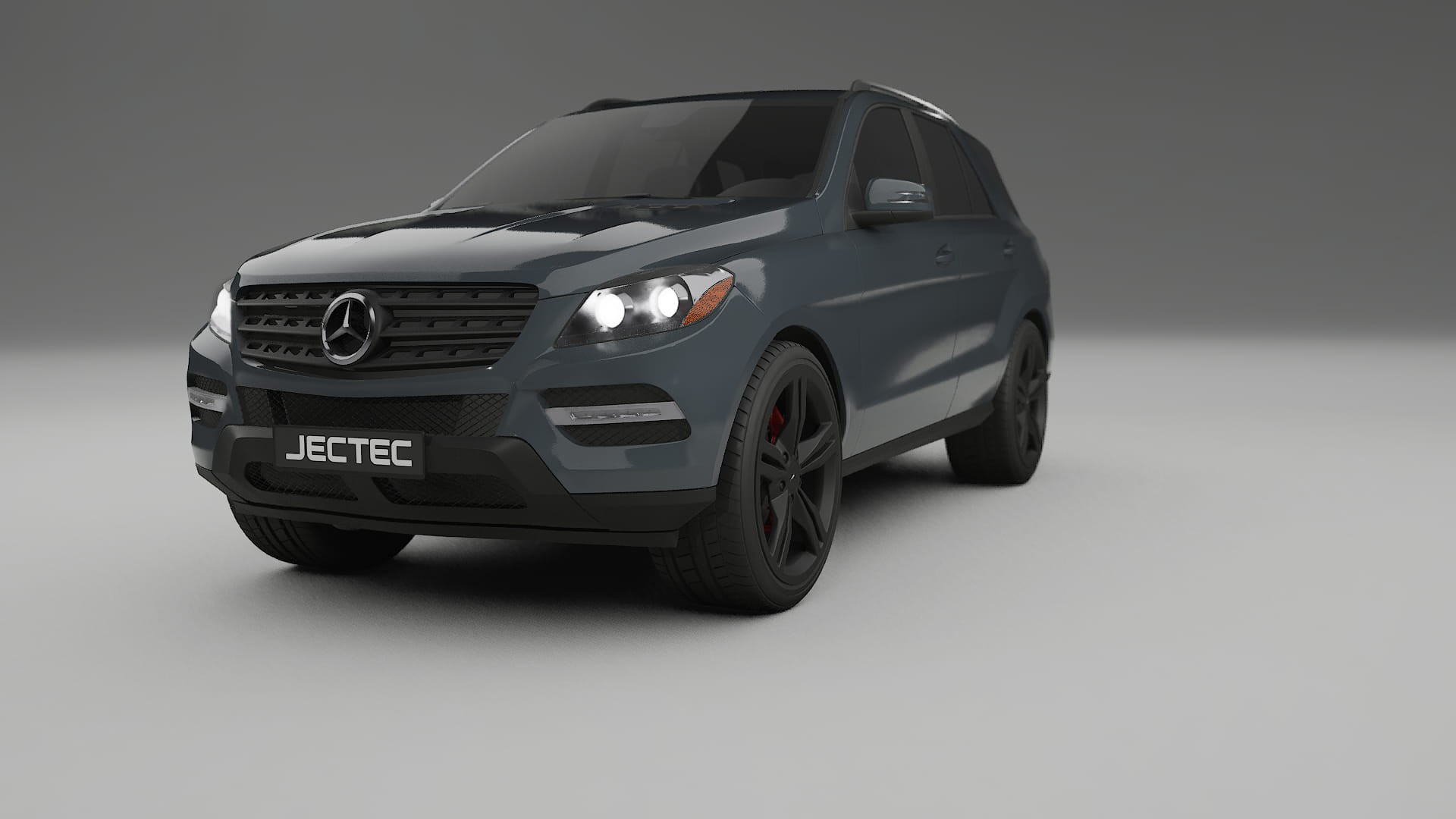 Mercedes M class W166 TPU Lackskyddsfilm | GRANITE Färgskiftande PPF – Komplett Förskuret Kit