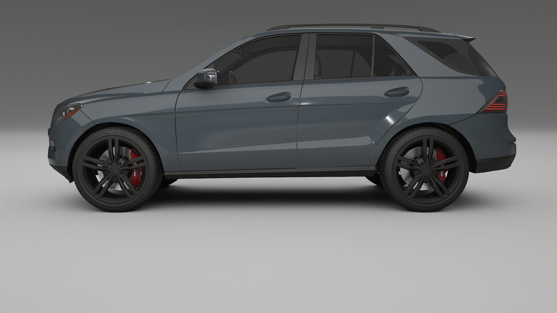 Mercedes M class W166 TPU Lackskyddsfilm | GRANITE Färgskiftande PPF – Komplett Förskuret Kit