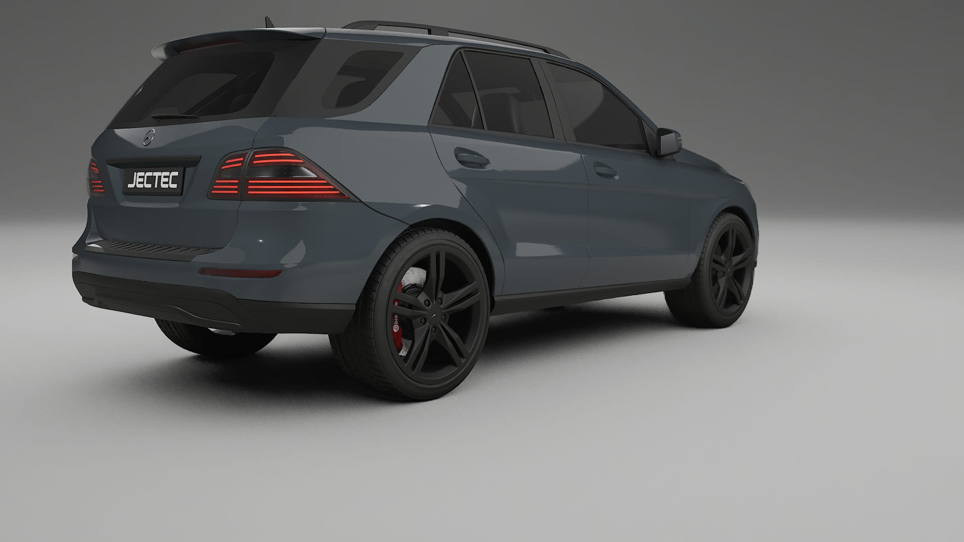 Mercedes M class W166 TPU Lackskyddsfilm | GRANITE Färgskiftande PPF – Komplett Förskuret Kit