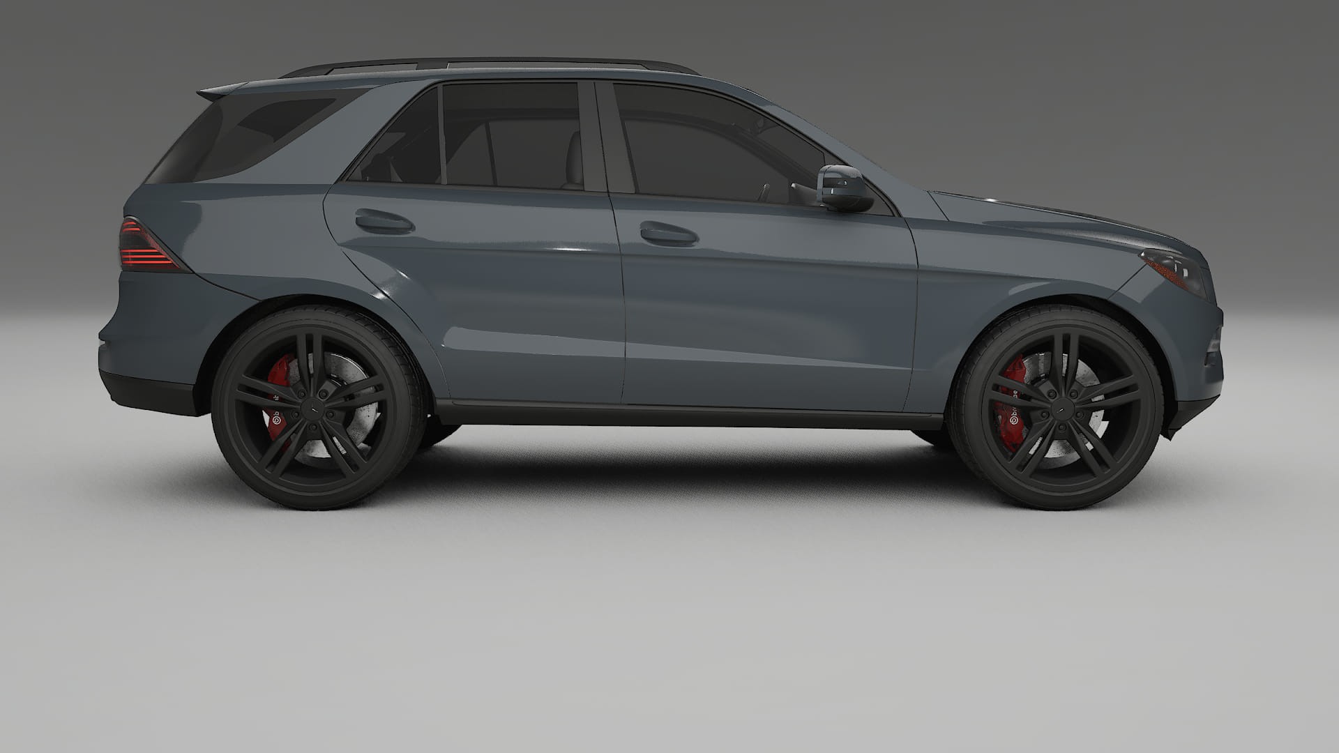 Mercedes M class W166 TPU Lackskyddsfilm | GRANITE Färgskiftande PPF – Komplett Förskuret Kit