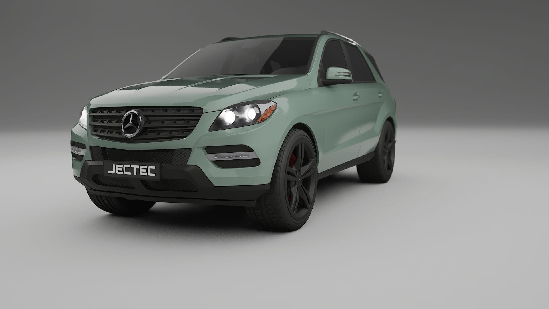 Mercedes M class W166 TPU Lackskyddsfilm | CINDER Färgskiftande PPF – Komplett Förskuret Kit