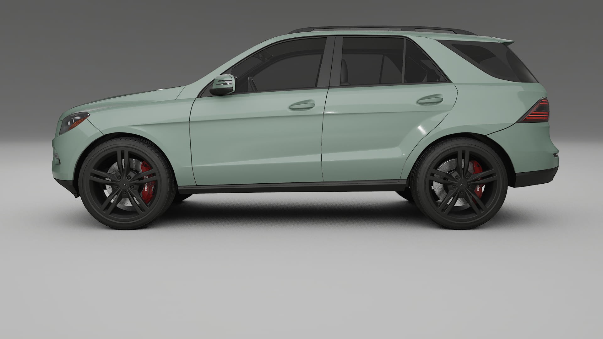 Mercedes M class W166 TPU Lackskyddsfilm | CINDER Färgskiftande PPF – Komplett Förskuret Kit