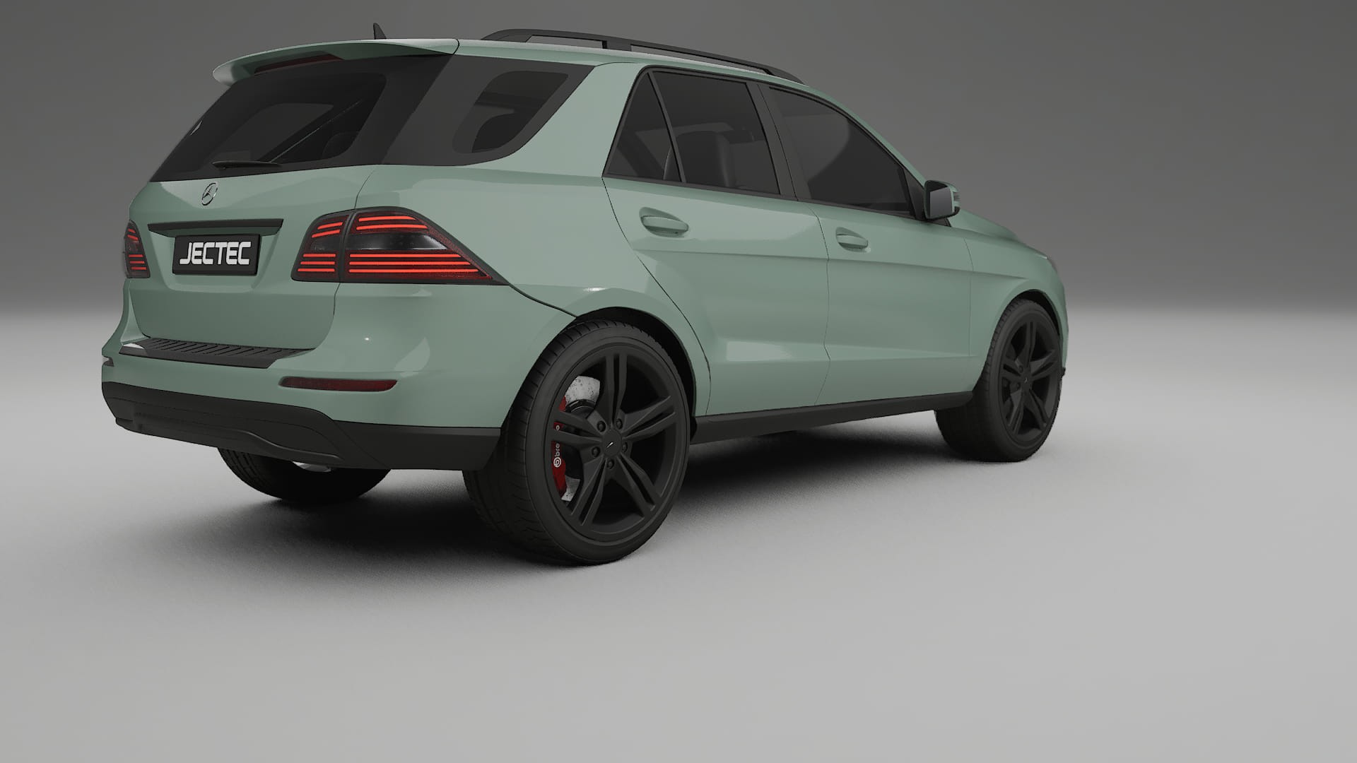 Mercedes M class W166 TPU Lackskyddsfilm | CINDER Färgskiftande PPF – Komplett Förskuret Kit