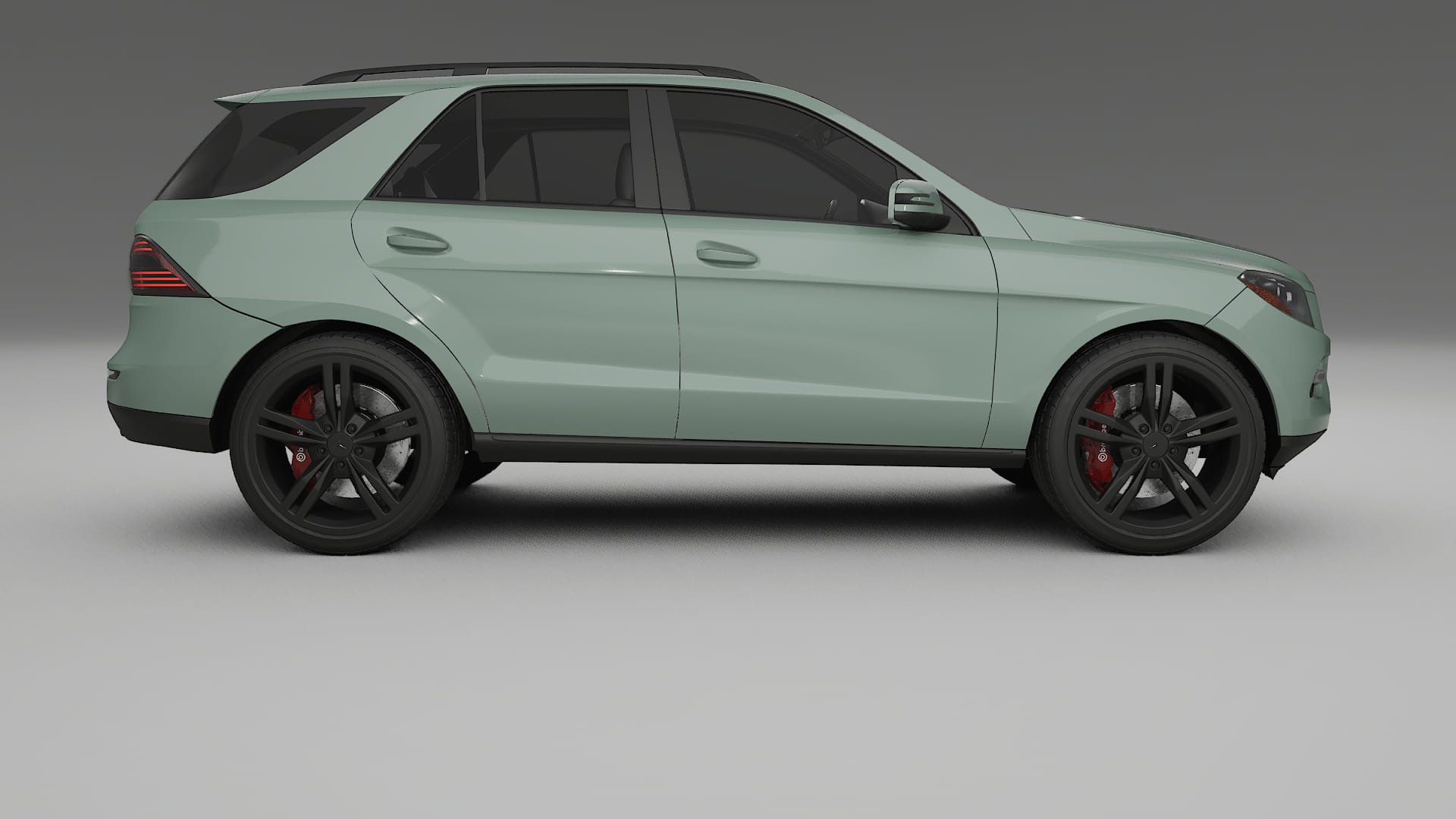 Mercedes M class W166 TPU Lackskyddsfilm | CINDER Färgskiftande PPF – Komplett Förskuret Kit