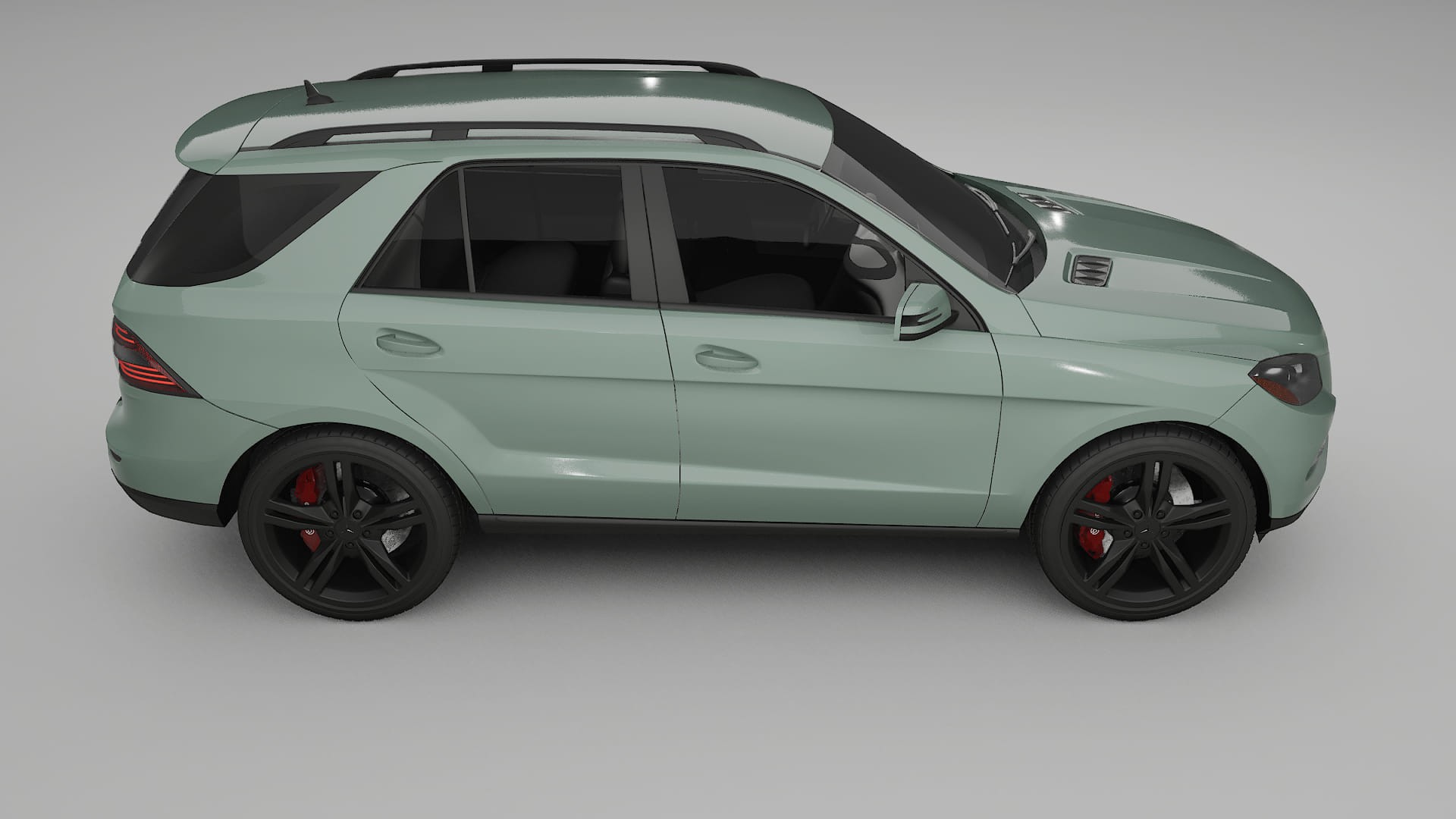 Mercedes M class W166 TPU Lackskyddsfilm | CINDER Färgskiftande PPF – Komplett Förskuret Kit